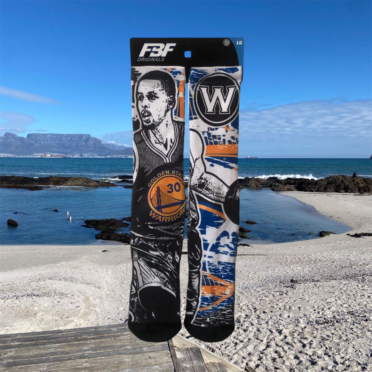 NBA Golden state warriors steph curry socks Size 44 - 1 Thumbnail
