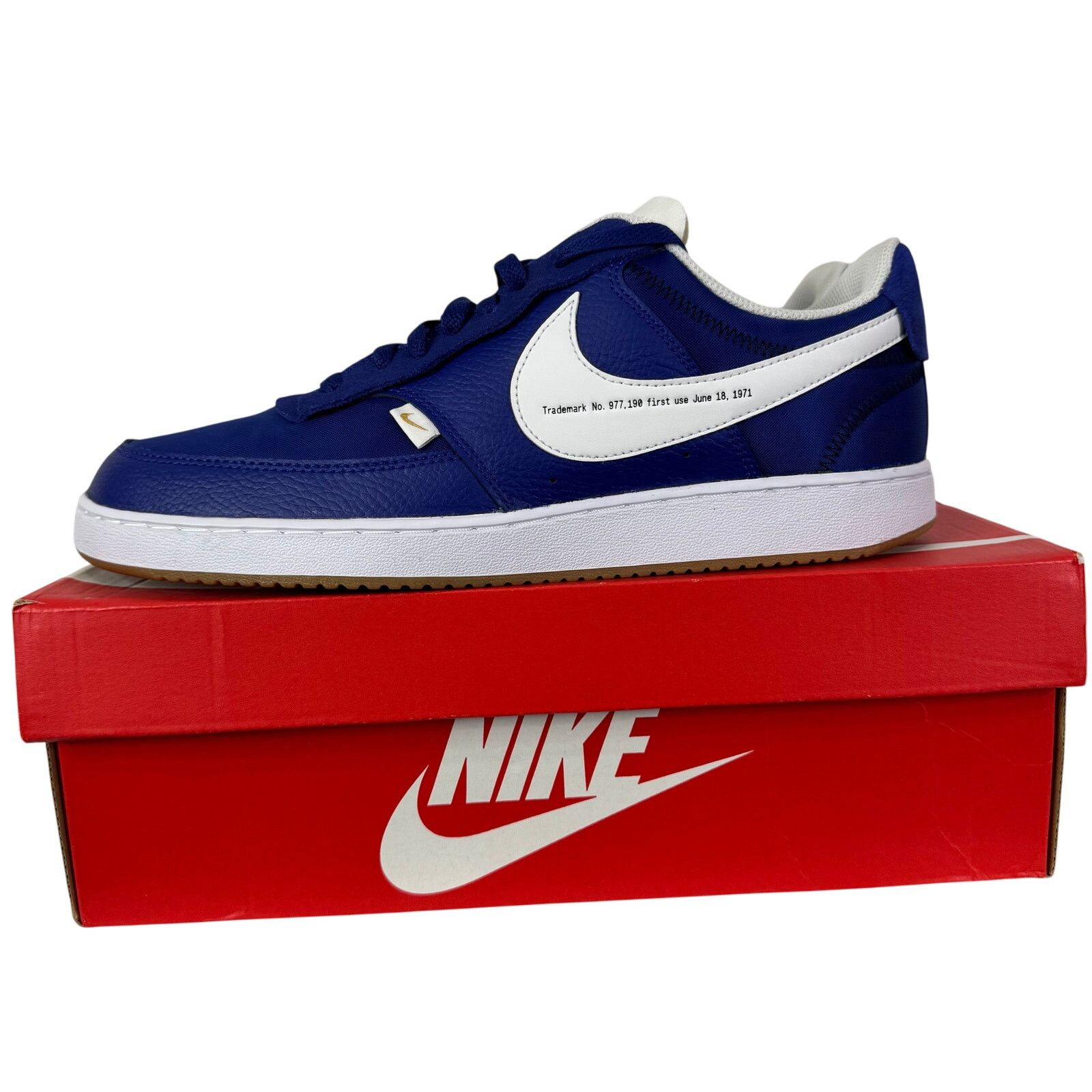 Nike Court Vision Low Premium Royal Blue Mens Sneaker