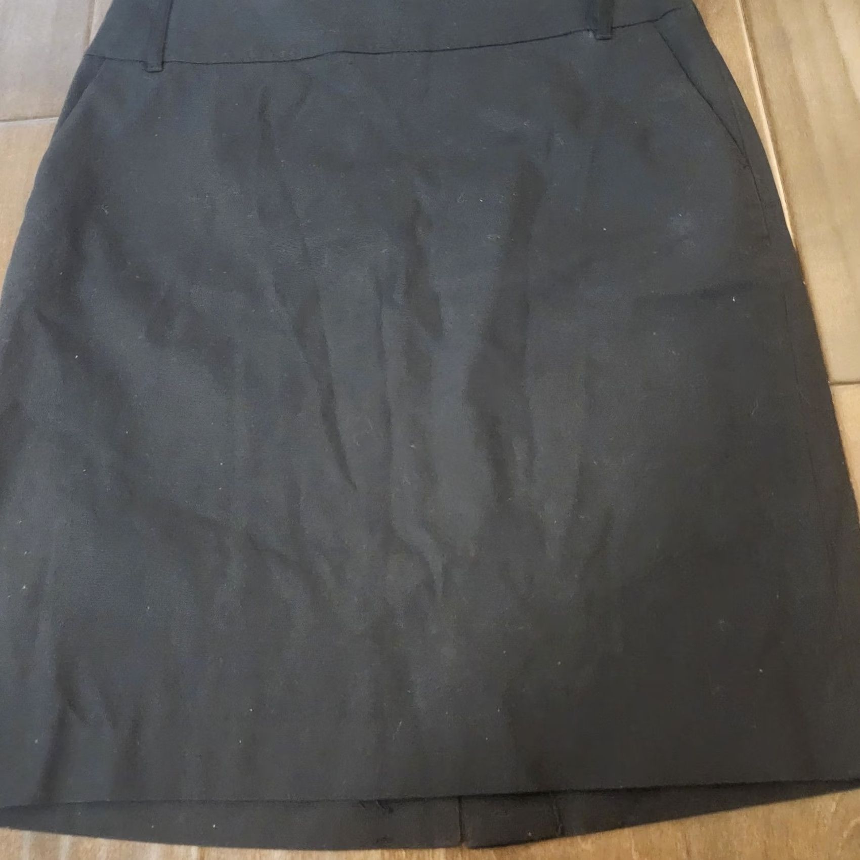 Vintage Apostrophe Stretch Black Pencil Skirt Womens Size 10 Size 32" / US 10 / IT 46 - 6 Thumbnail