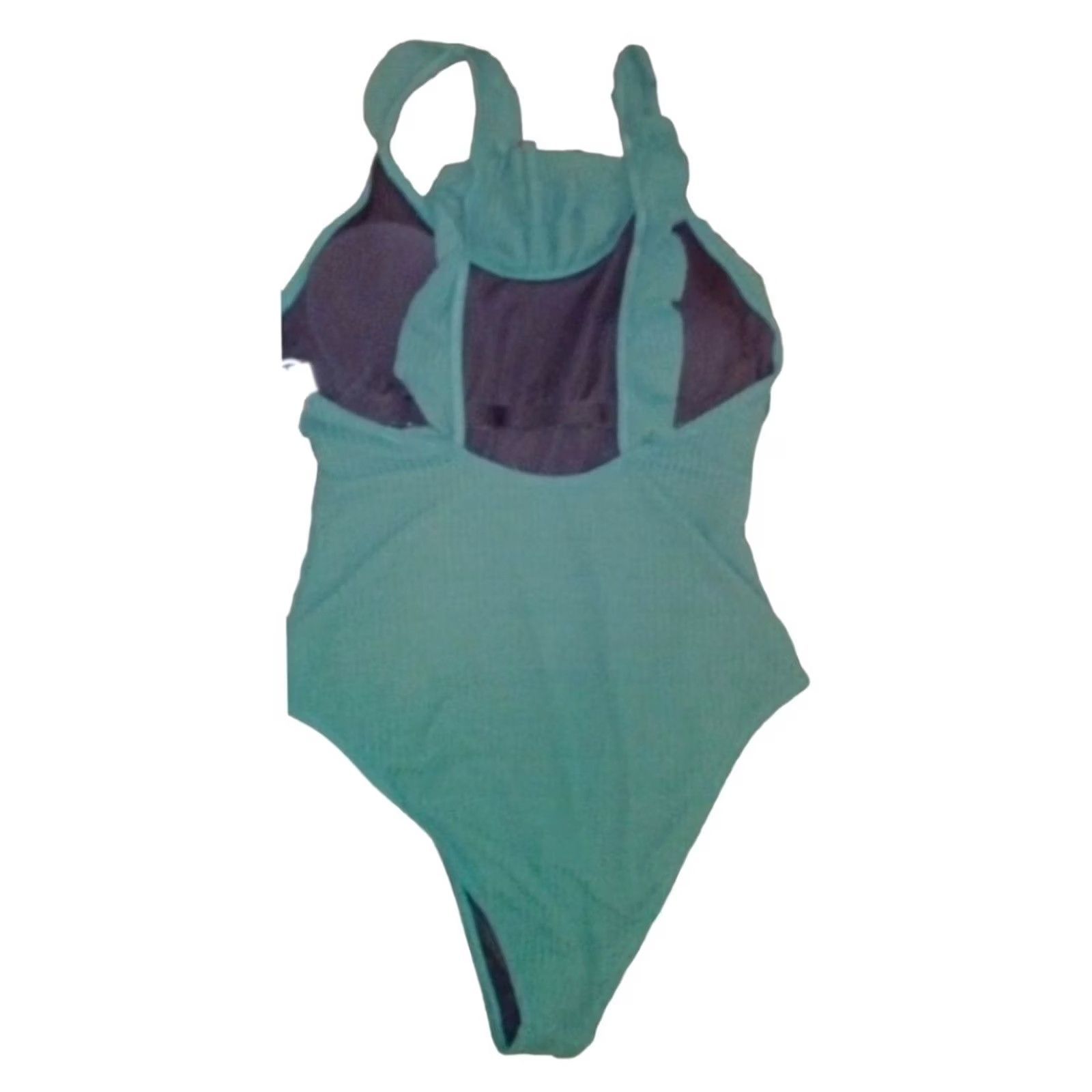 Vintage CUPSHE One Piece XL Green Women Shirt Ladies Green One Piece Adult XL Cupshe Green Women Size ONE SIZE - 2 Thumbnail