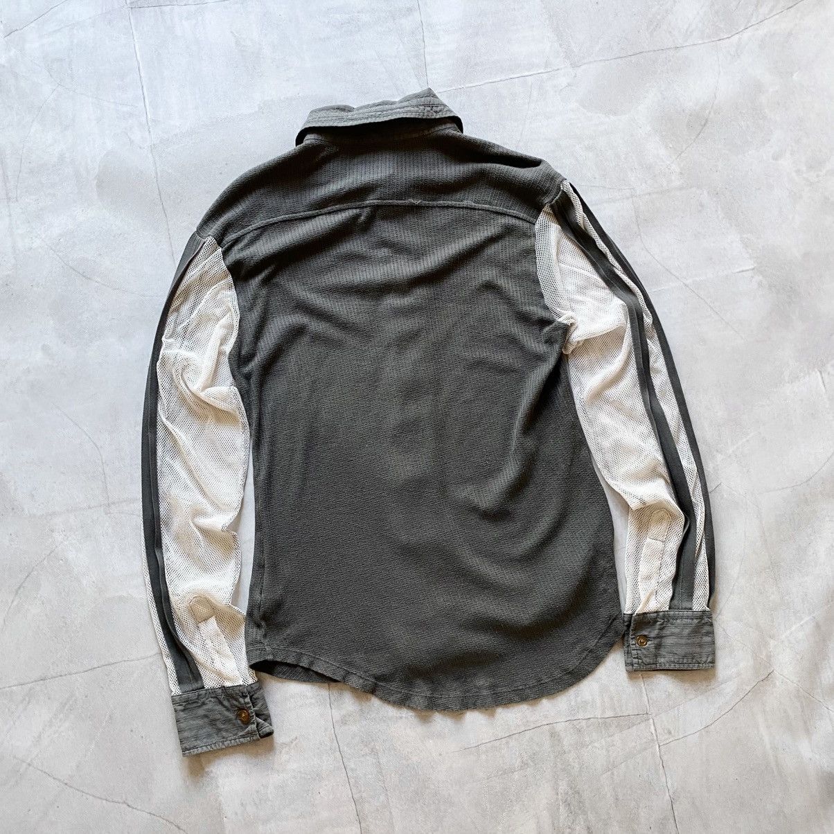 Vivienne Westwood Archive Vivienne Westwood Asymmetrical Mesh Sleeve Shirt Man Size US L / EU 52-54 / 3 - 5 Thumbnail