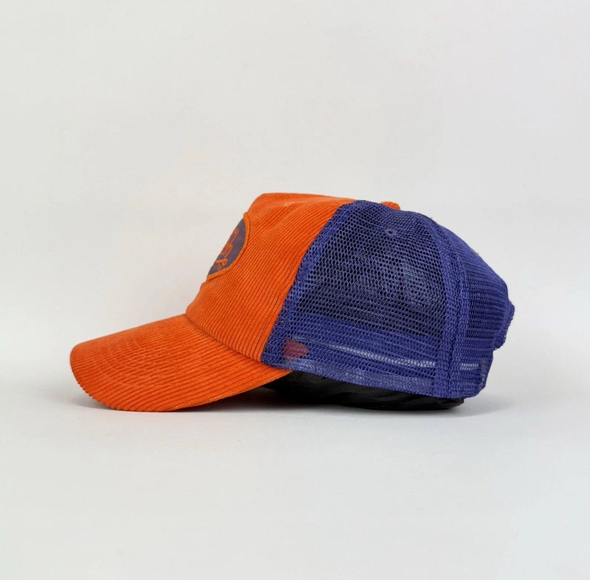 Von Dutch Von Dutch Corduroy Trucker Cap Hat Orange Purple Baseball Size ONE SIZE - 6 Thumbnail