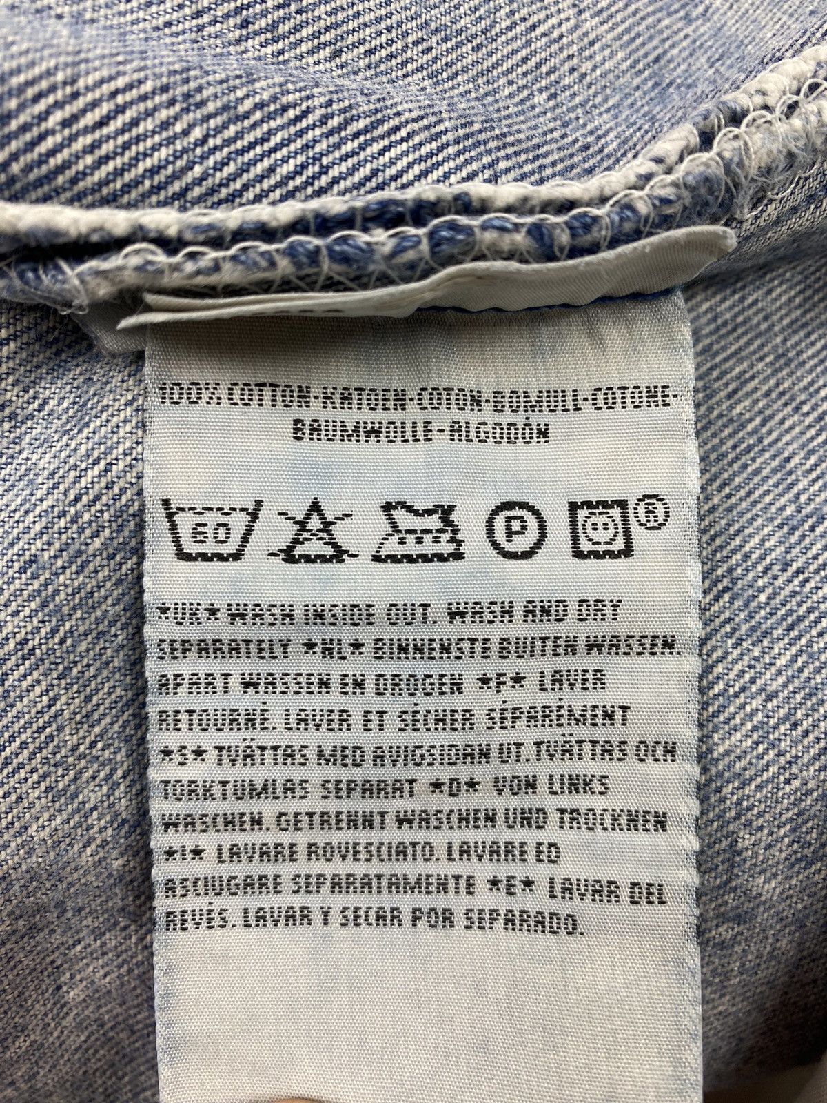 Levi's 2000’s Vintage Levi’s 501 Light Blue Washed Denim Pants Size US 32 / EU 48 - 14 Thumbnail