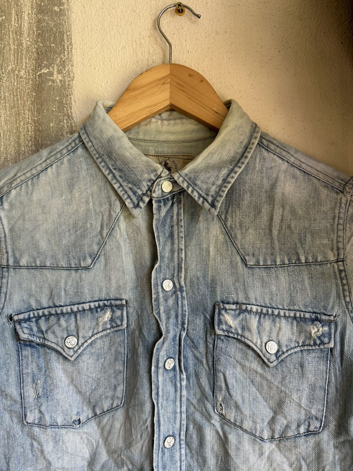 Polo Ralph Lauren 🔅Steals🔅RALPH LAUREN DENIM LONG SLEEVE SHIRT Size US M / EU 48-50 / 2 - 6 Thumbnail