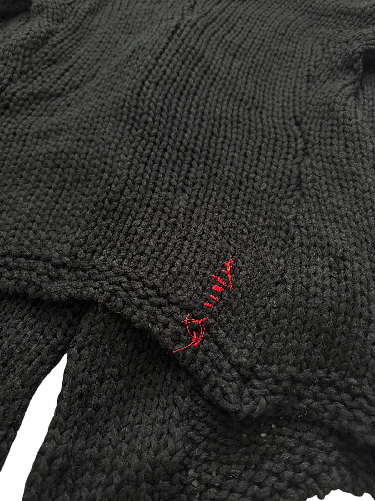 Greg Lauren 2012 OG “The Chunky Loner” Knitter Jacket (Cashmere Alpaca) Size US XS / EU 42 / 0 - 7 Thumbnail
