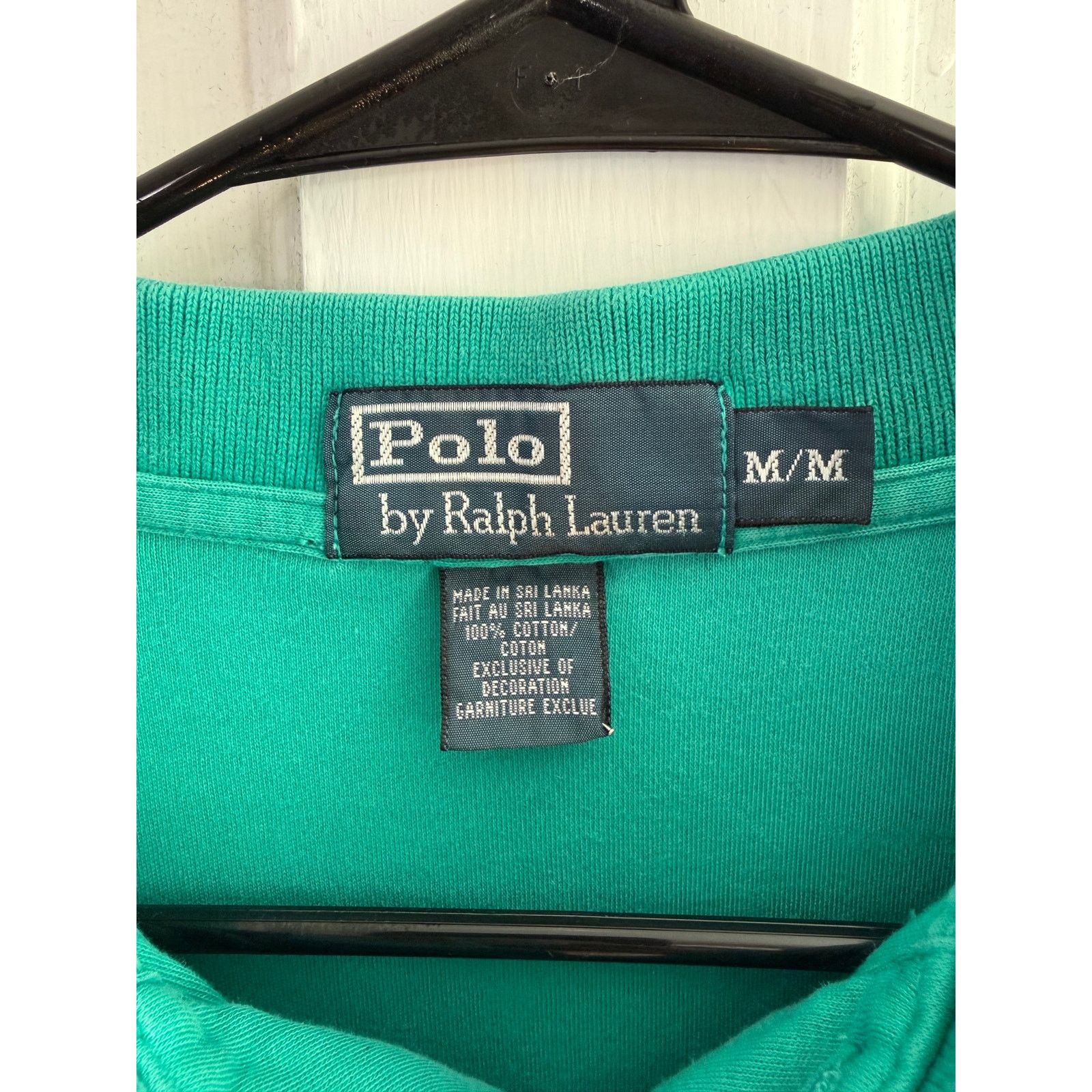 Polo Ralph Lauren Rare Vintage Polo Ralph Lauren Mint Green Gold Pony Med Size US M / EU 48-50 / 2 - 3 Thumbnail