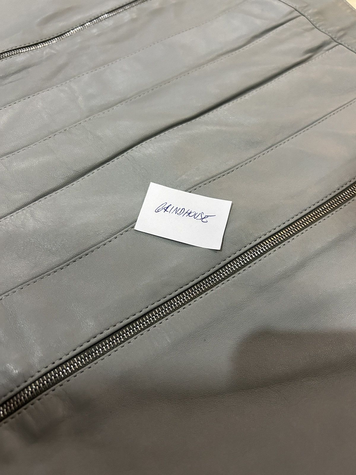 Dior F/W 04 Hardcore Zip Leather Skirt Size 27" / US 4 / IT 40 - 13 Thumbnail