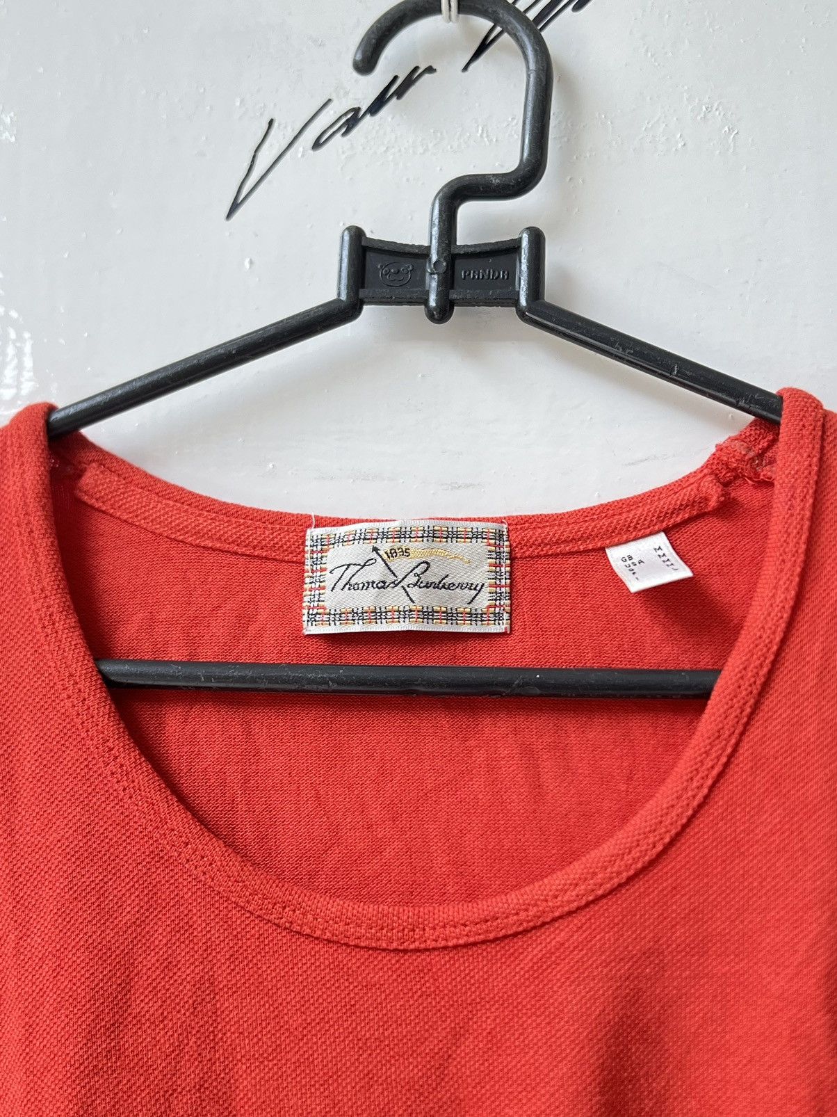 Burberry THOMAS BURBERRY Red T-shirt Size US XS / EU 42 / 0 - 13 Thumbnail