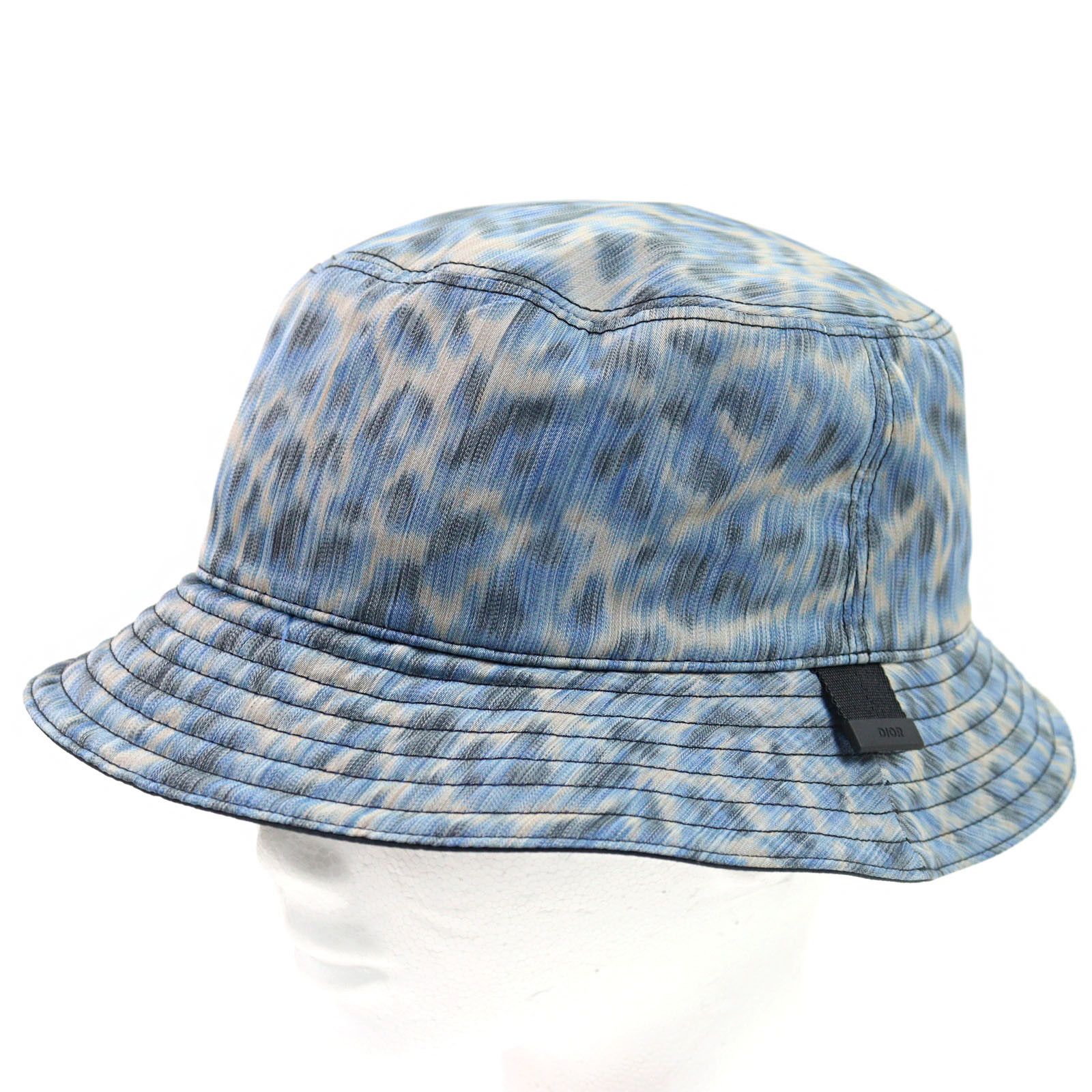 Dior Dior Dior Parley Adriatic print upcycled fabric bucket hat Cotton Hats 293C906D5547 Size ONE SIZE - 1 Thumbnail