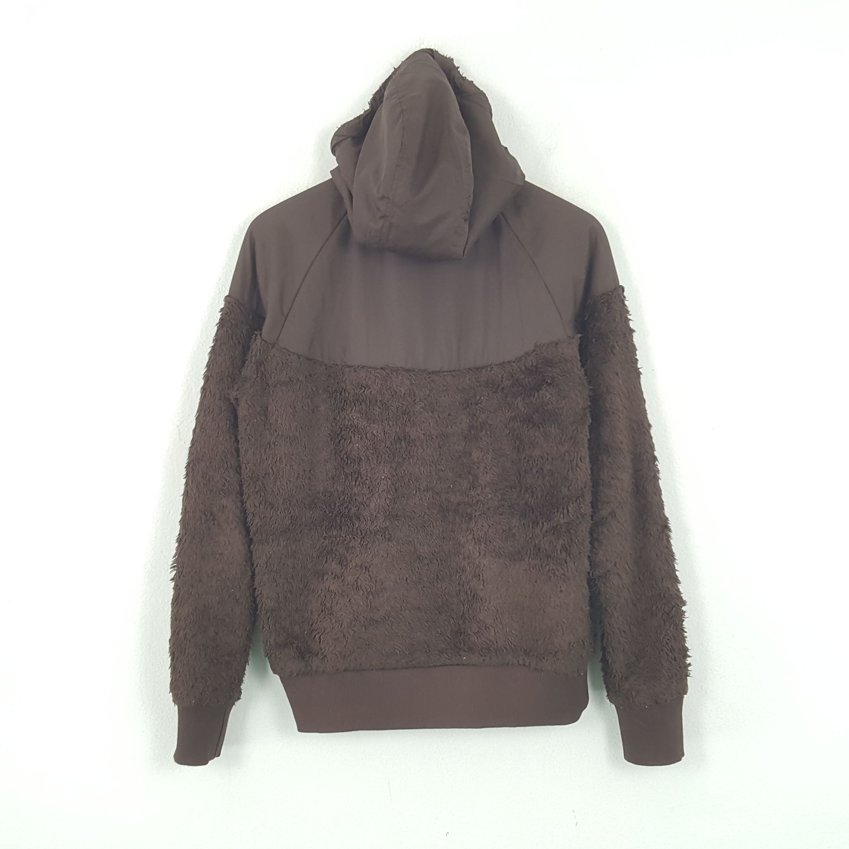 Nike × Vintage Vintage Nike Fur Zipper Hoodies Jacket Size US M / EU 48-50 / 2 - 3 Thumbnail
