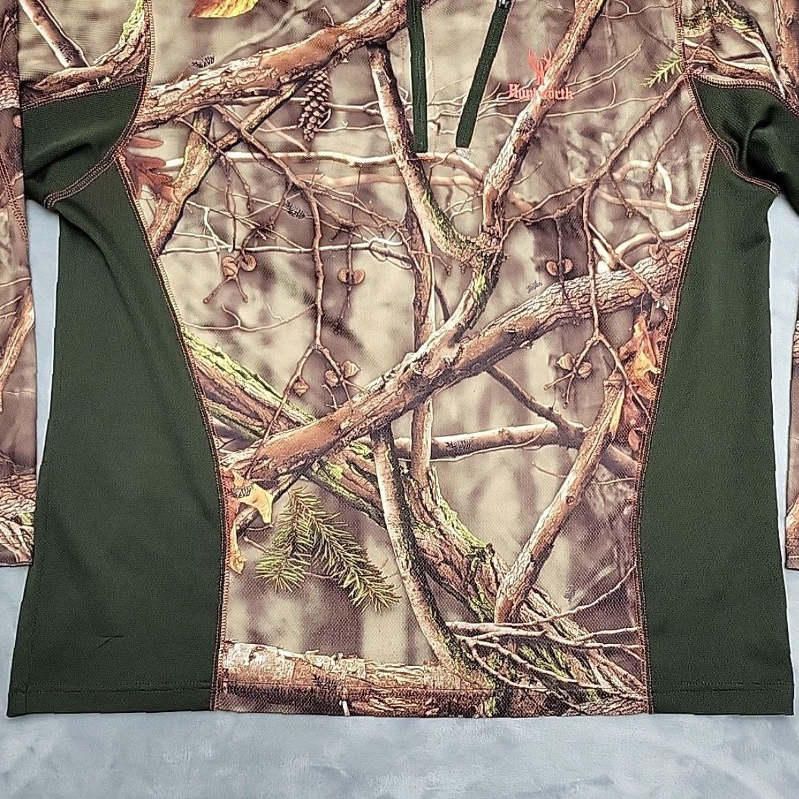 Vintage VINTAGE Huntworth Jacket Mens XL Brown Oak Tree EVO Camo Performance 1/4 Zip Hunting Size US XL / EU 56 / 4 - 2 Thumbnail