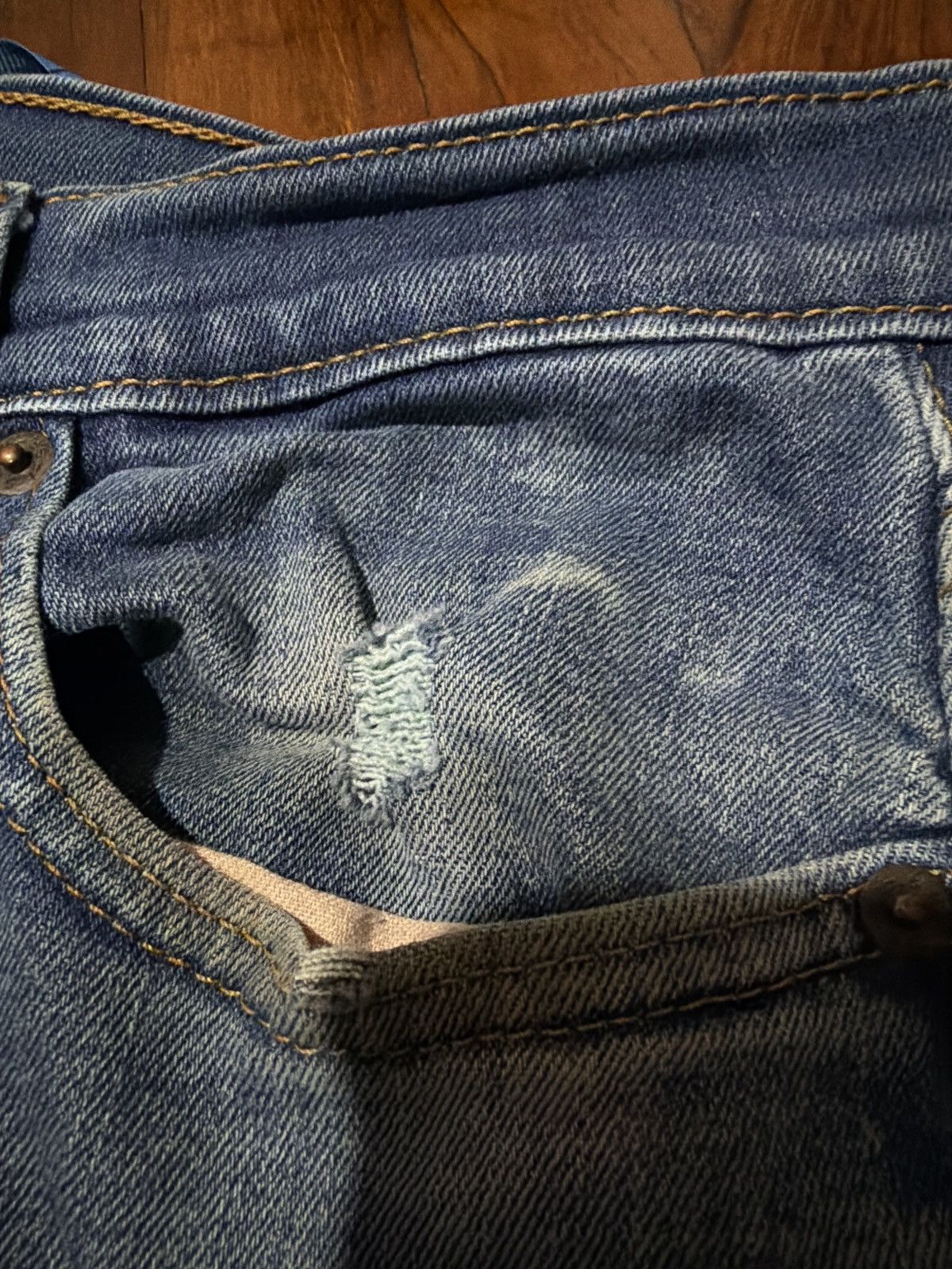 Levi's Levi's 514 straight-fit splatter denim jeans Size US 31 - 5 Thumbnail