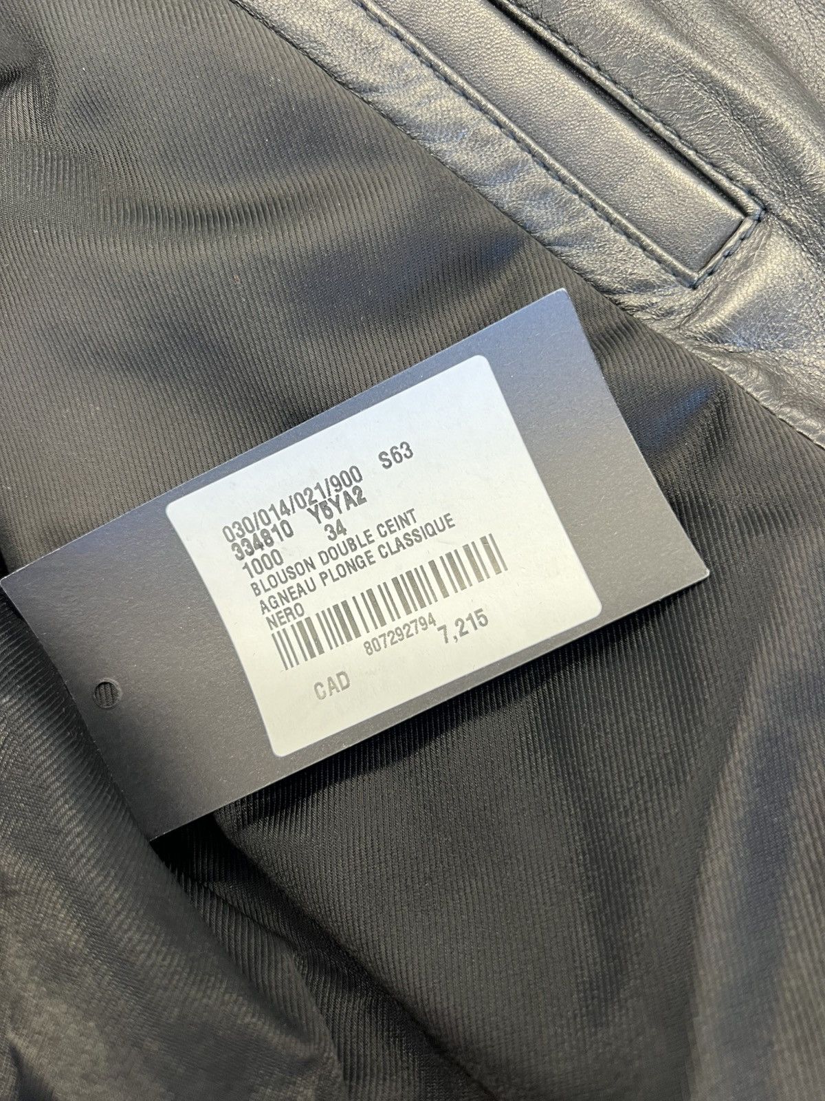 Saint Laurent Paris 🔥$7.6K VALUE🔥 Black Leather Biker Jacket Size XS / US 0-2 / IT 36-38 - 8 Thumbnail