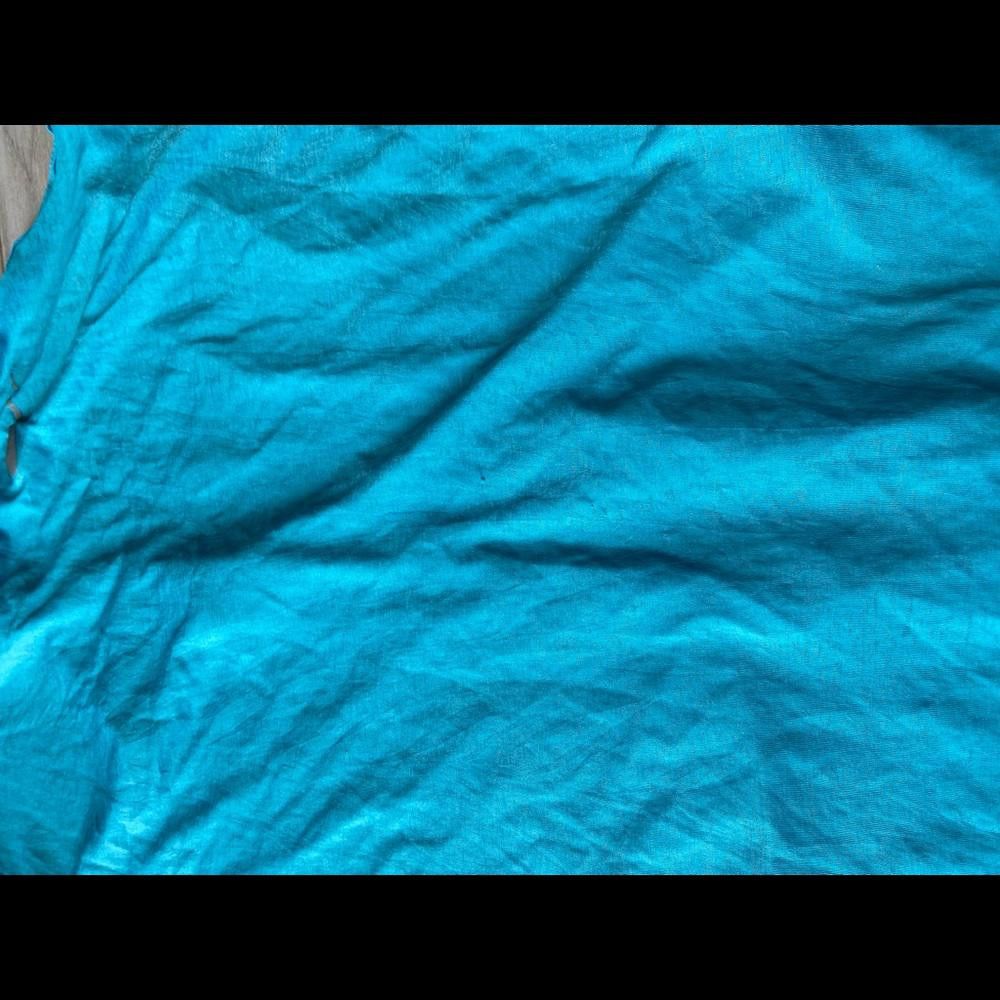 Designer Stylish Aqua Blue Strappy Tank Top Size M / US 6-8 / IT 42-44 - 2 Thumbnail