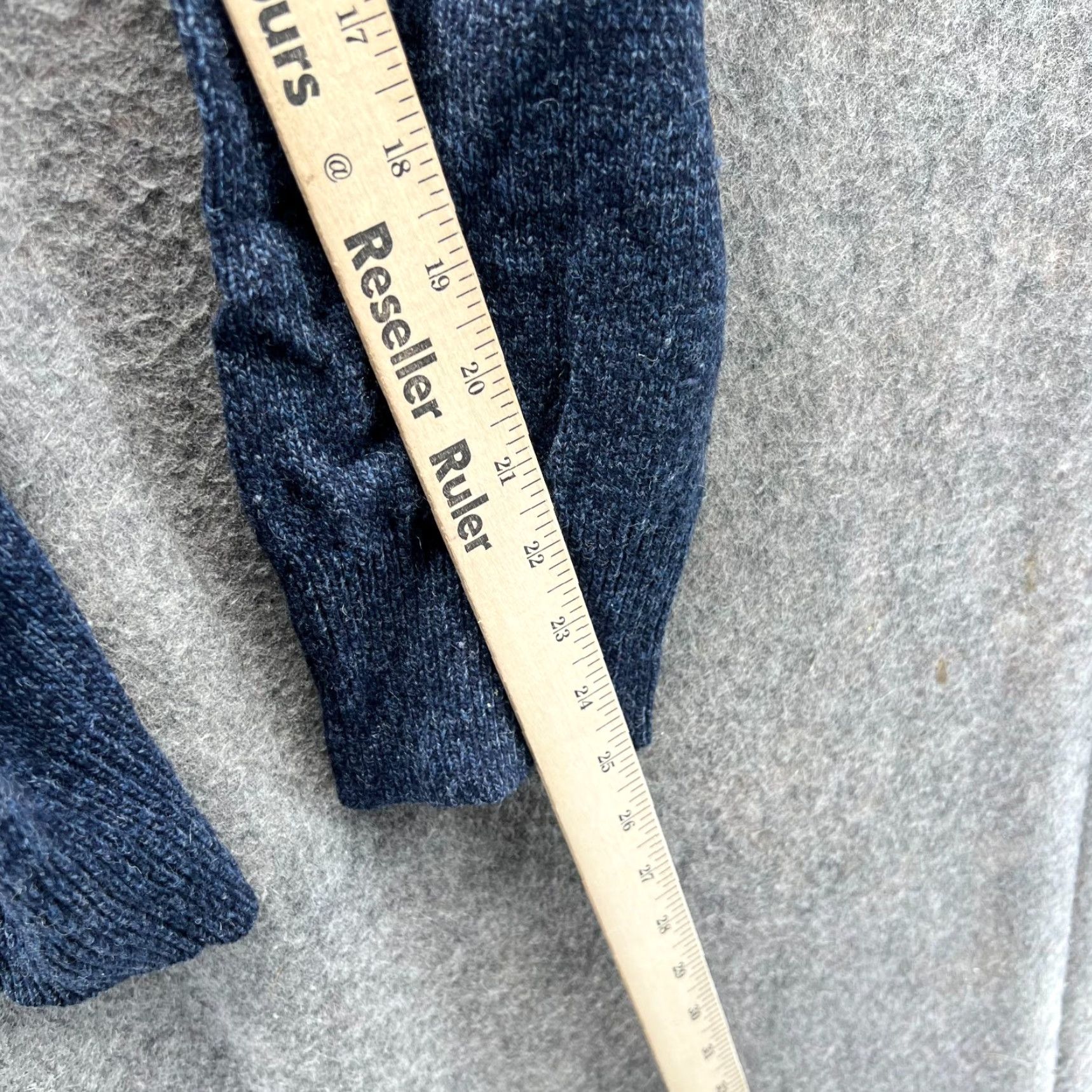 J.Crew VINTAGE J.CREW Sweater Men XLT Blue V Neck Fleece Pullover Wool Relaxed Size US XL / EU 56 / 4 - 6 Thumbnail