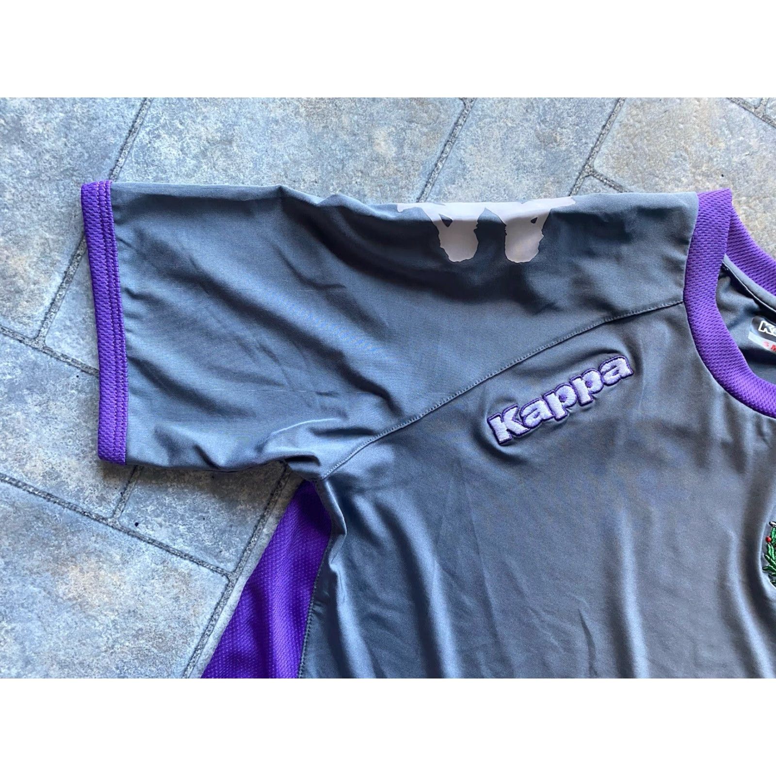 Kappa Kappa Valladolid Shirt Men’s Size S Gray Purple Short Sleeve T-Shirt Size US S / EU 44-46 / 1 - 4 Thumbnail