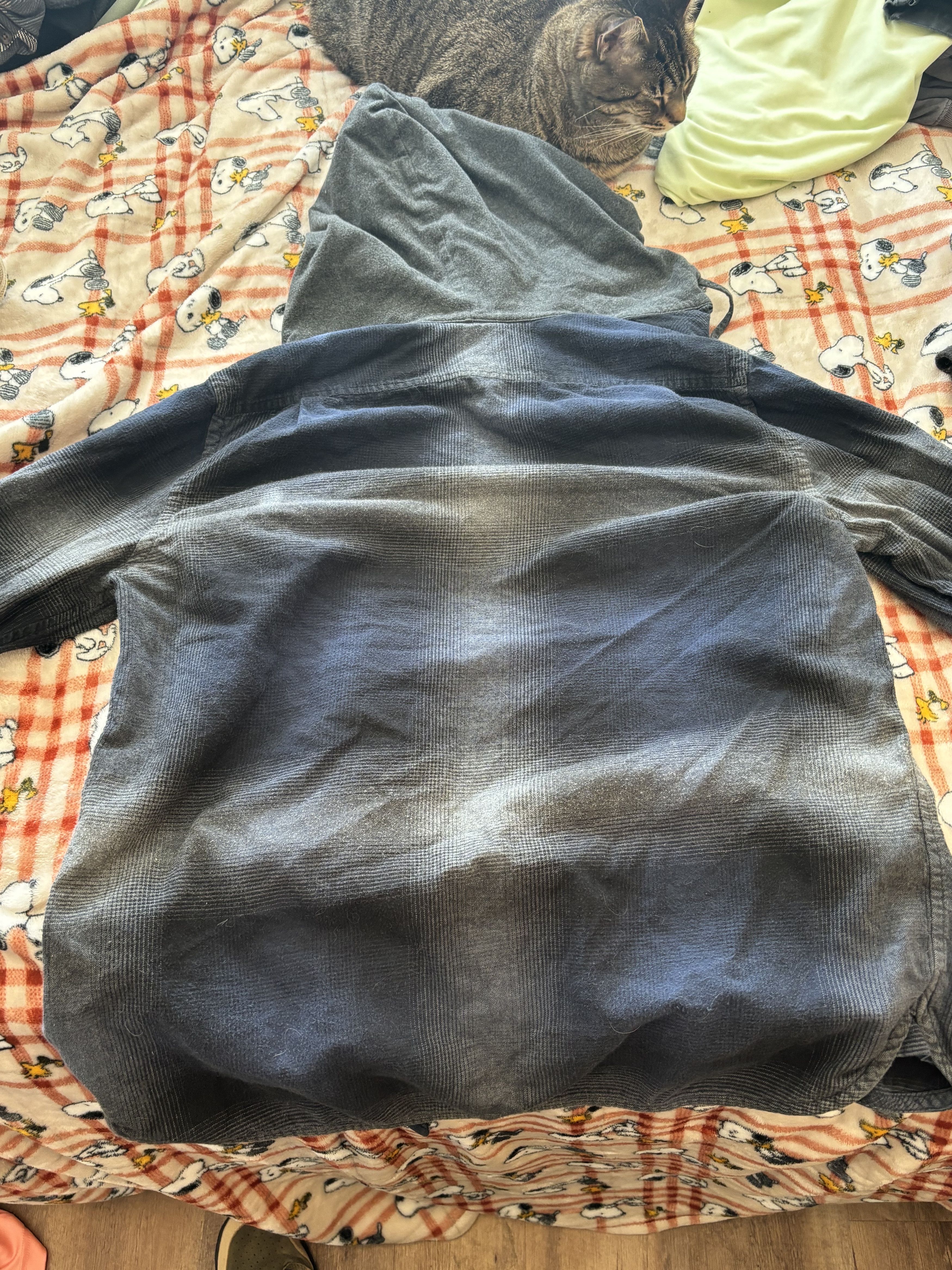Vince Vince Hooded Flannel Sweatshirt Size US M / EU 48-50 / 2 - 2 Thumbnail