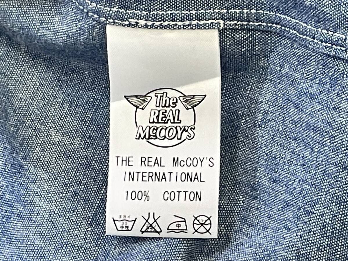 The Real McCoy's The Real McCoy’s 8 Hour Union Chambray Work Shirt Size 15 Size US M / EU 48-50 / 2 - 6 Thumbnail