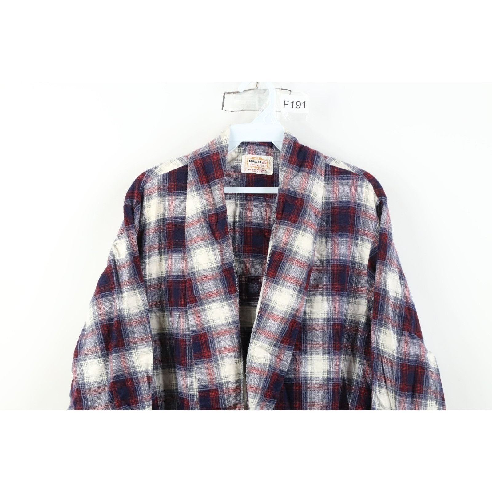 Vintage Vintage 70s Streetwear Faded Flannel Smokers Smoking Robe Size US L / EU 52-54 / 3 - 2 Thumbnail