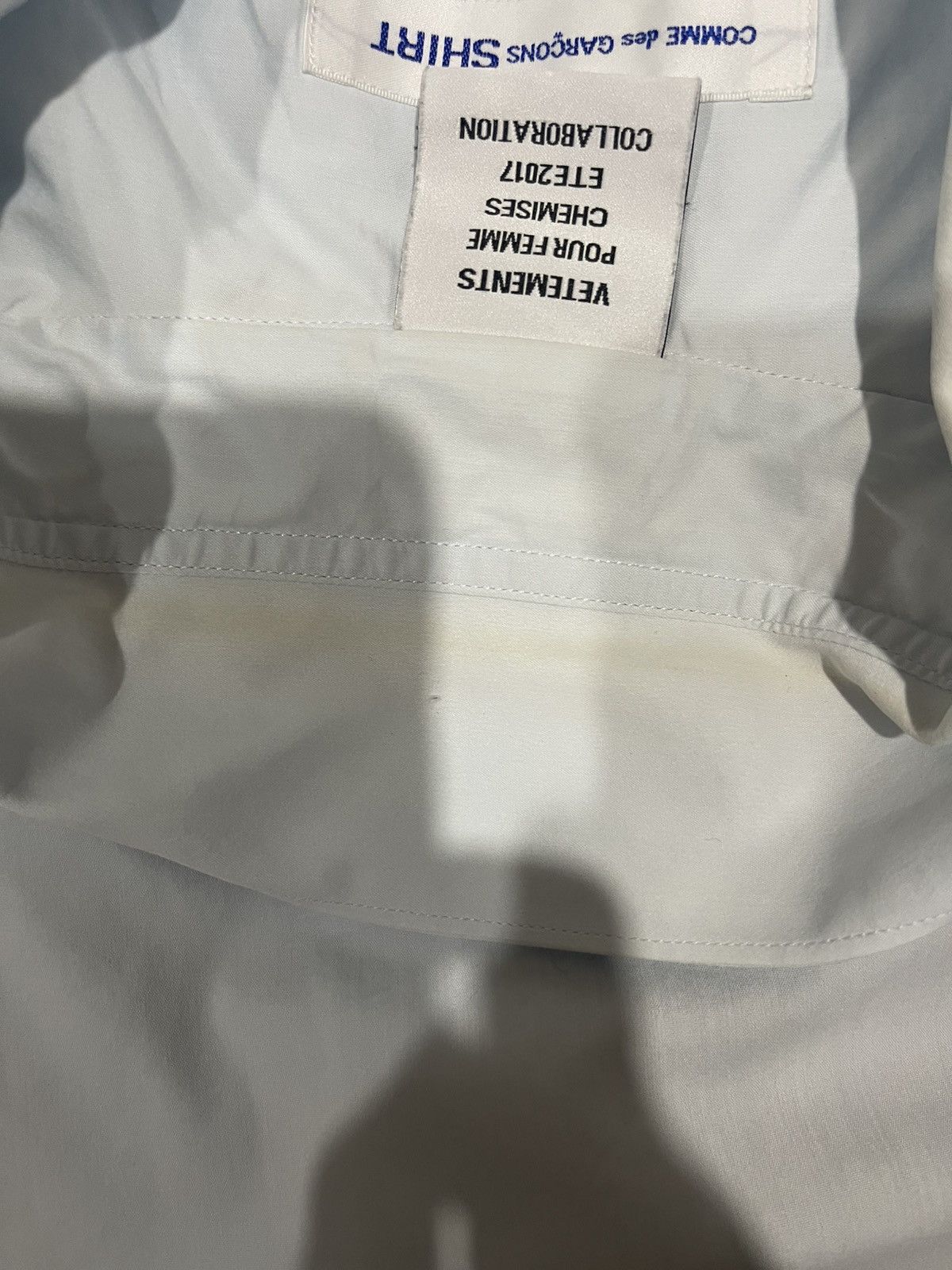 Comme des Garcons vetements comme des garcon oversize twisted shirts Size US M / EU 48-50 / 2 - 5 Thumbnail