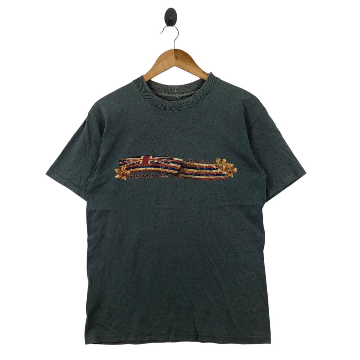 Quiksilver Vintage 90s QUIKSILVER Hawaii Surfing T Shirt Size US S / EU 44-46 / 1 - 1 Thumbnail