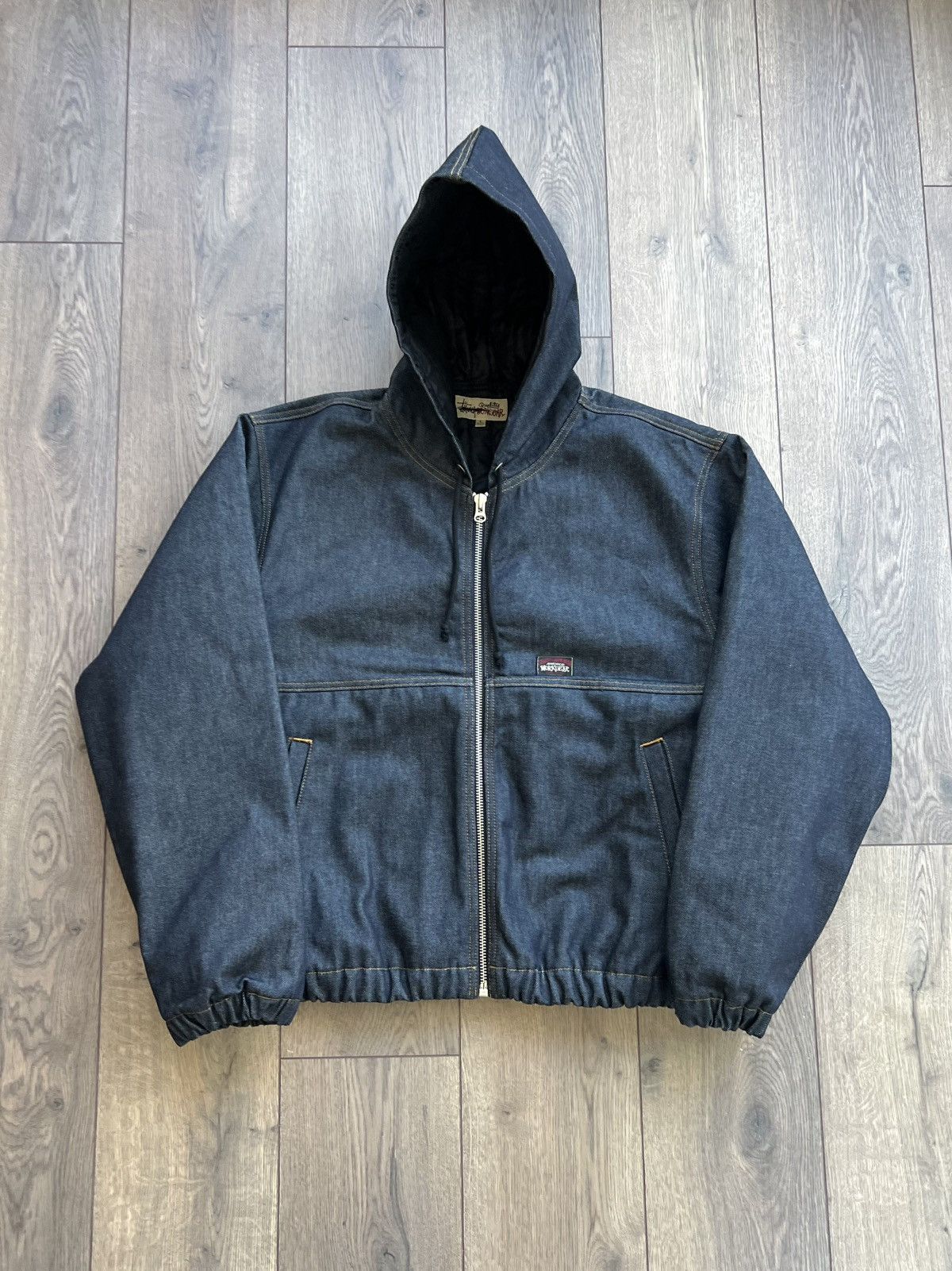 Stussy Stussy Raw Denim Insulated Work Jacket Large Size US L / EU 52-54 / 3 - 1 Thumbnail