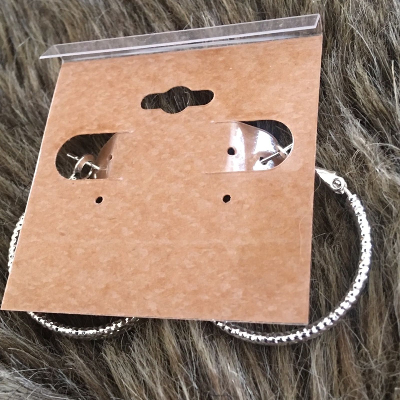 Jewelry International Bullion solid silver hoop earrings Size ONE SIZE - 6 Thumbnail