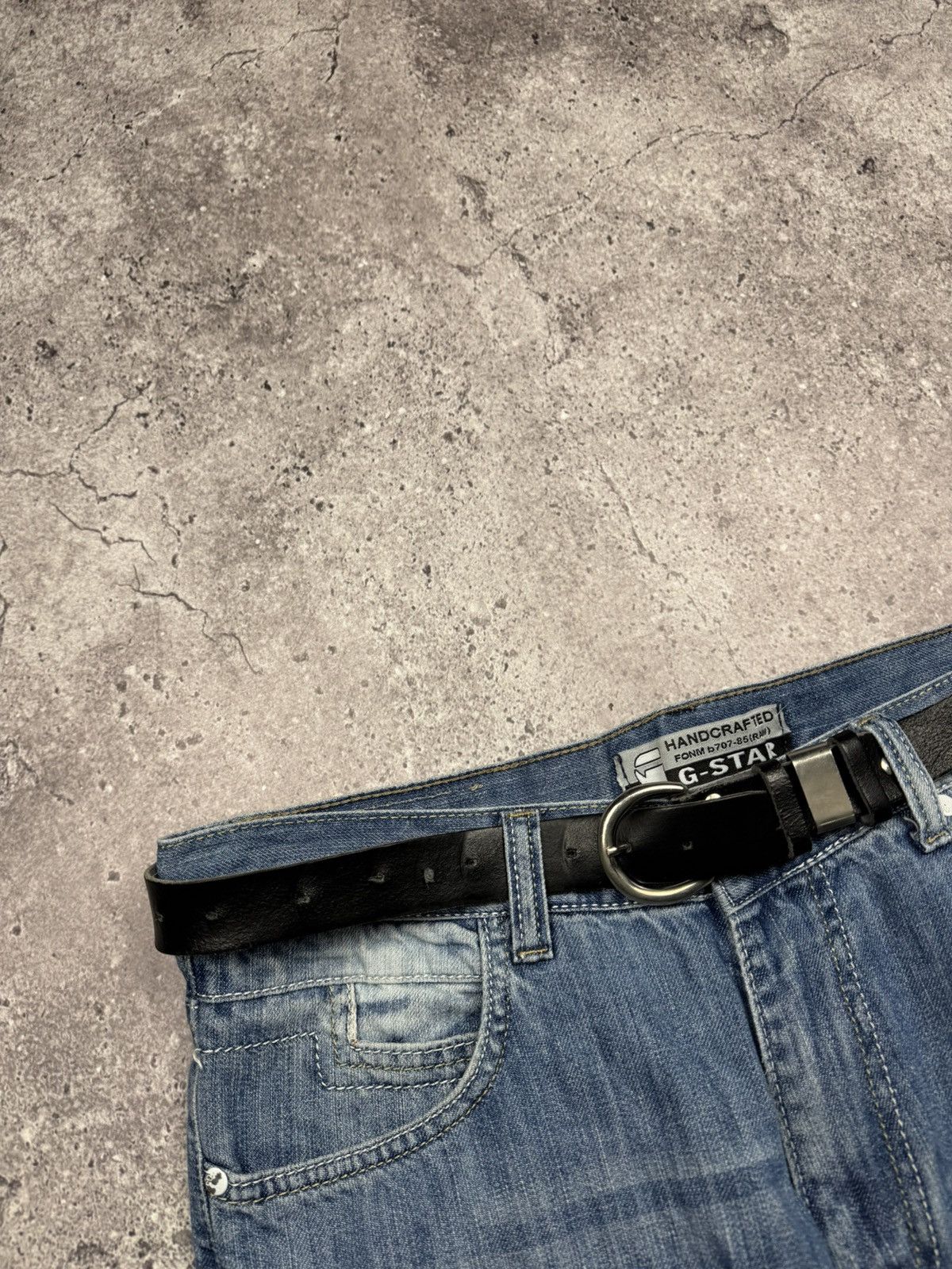 Japanese Brand 00’s NUMBER NINE STYLE JAPAN LEATHER Y2K BELT VINTAGE Size ONE SIZE - 2 Thumbnail