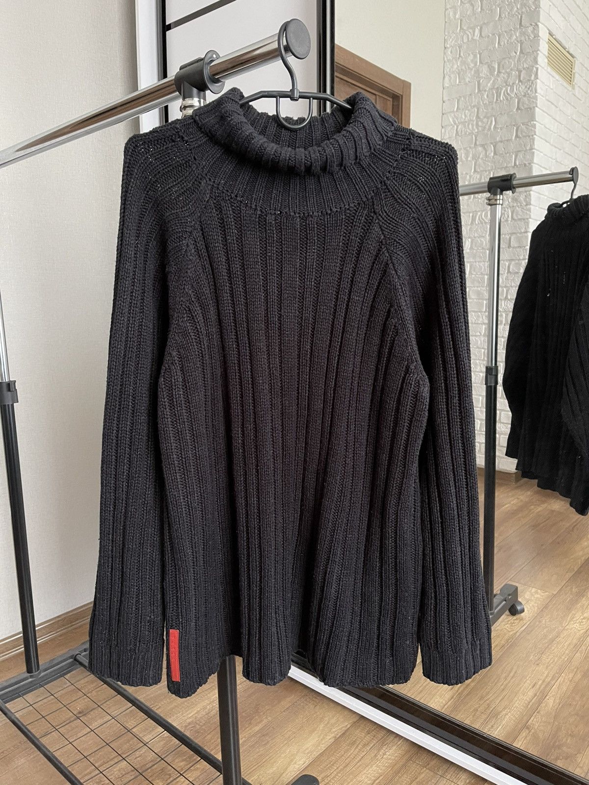 Prada Prada Turtleneck Cable Wool Knit Turtleneck Sweater Size US M / EU 48-50 / 2 - 3 Thumbnail