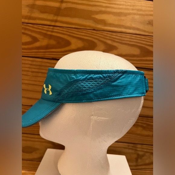 Under Armour Under Armor Visor Blue Yellow Run Outdoor y2k retro 90s Size ONE SIZE - 3 Thumbnail