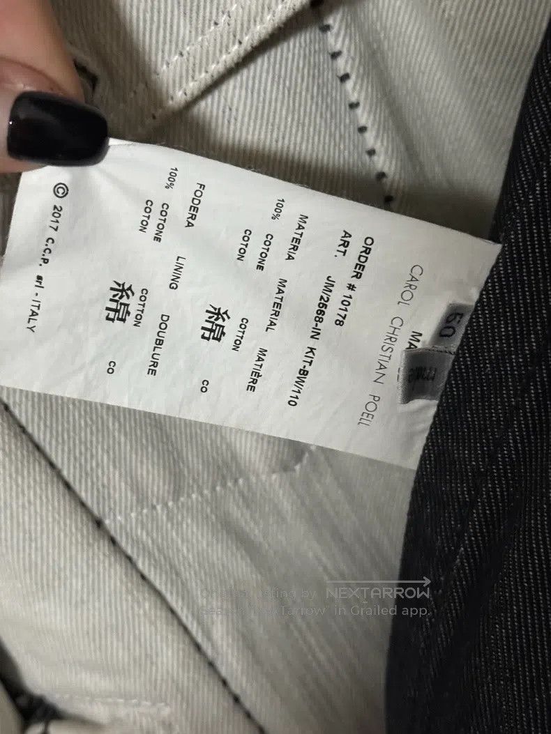 Carol Christian Poell Carol Christian Poell White denim jacket Size US M / EU 48-50 / 2 - 6 Thumbnail