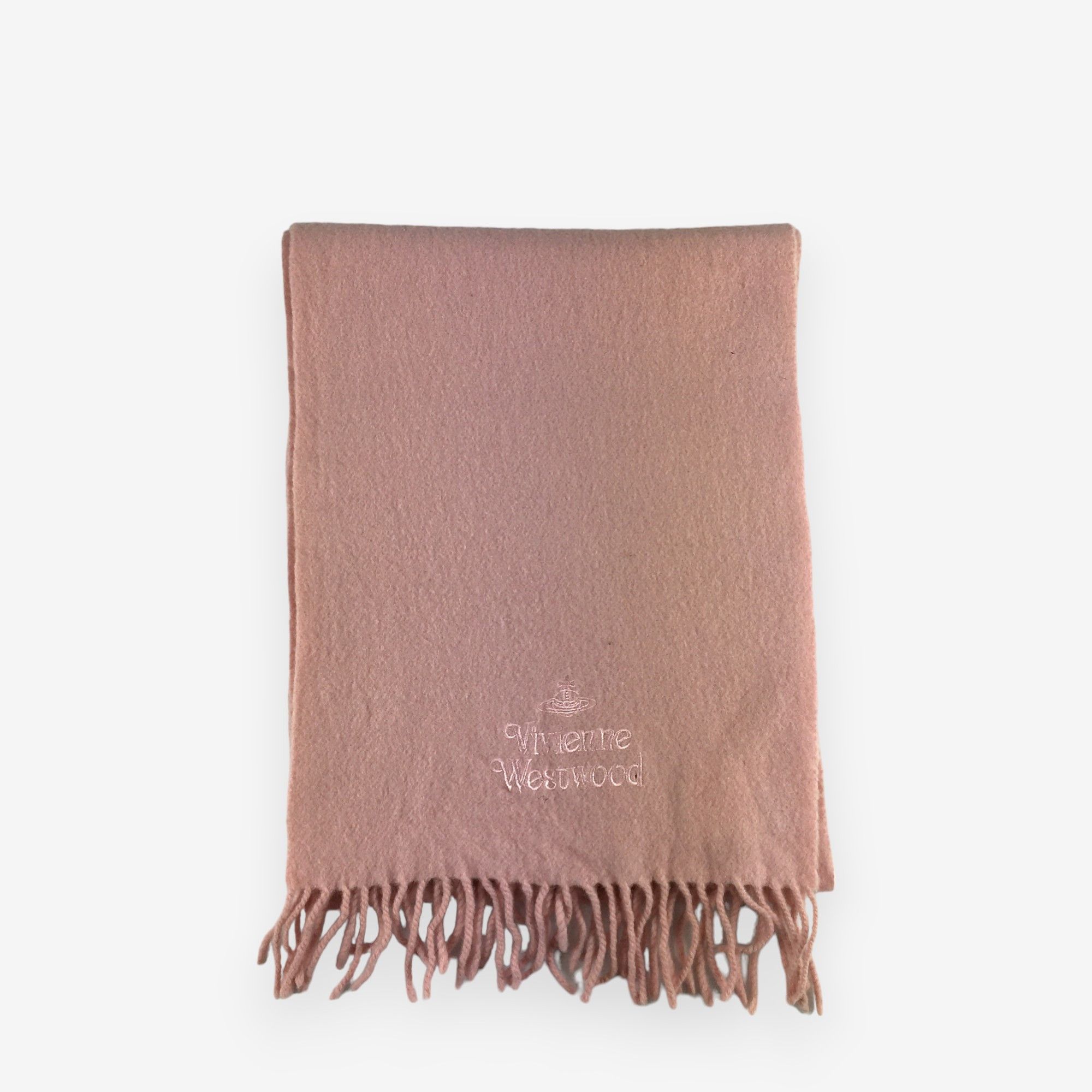 Vintage × Vivienne Westwood Vintage Vivienne Westwood Scarf Muffler Orbs Wool Scarves Size ONE SIZE - 2 Thumbnail