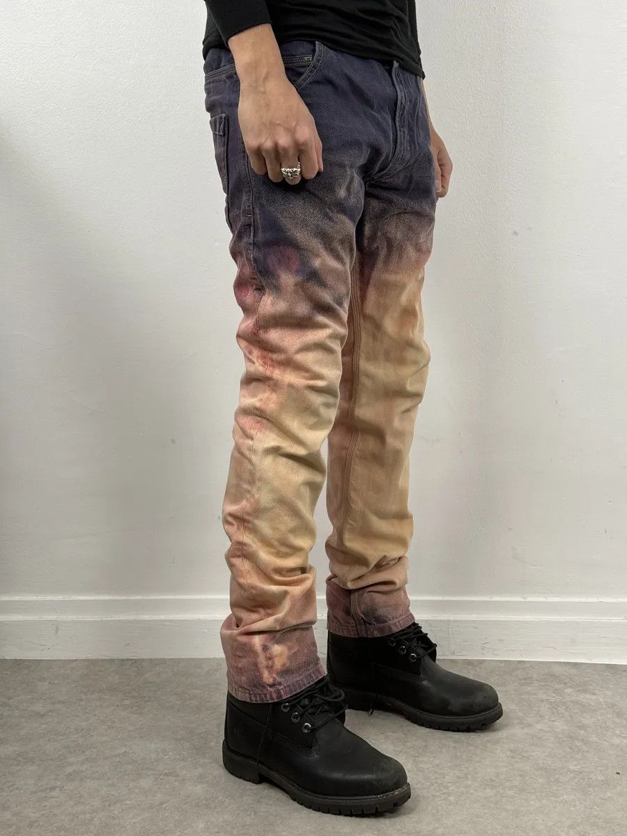 Diesel Diesel Slim Bleached Sunset Purple Denim Jeans Size US 32 / EU 48 - 2 Thumbnail