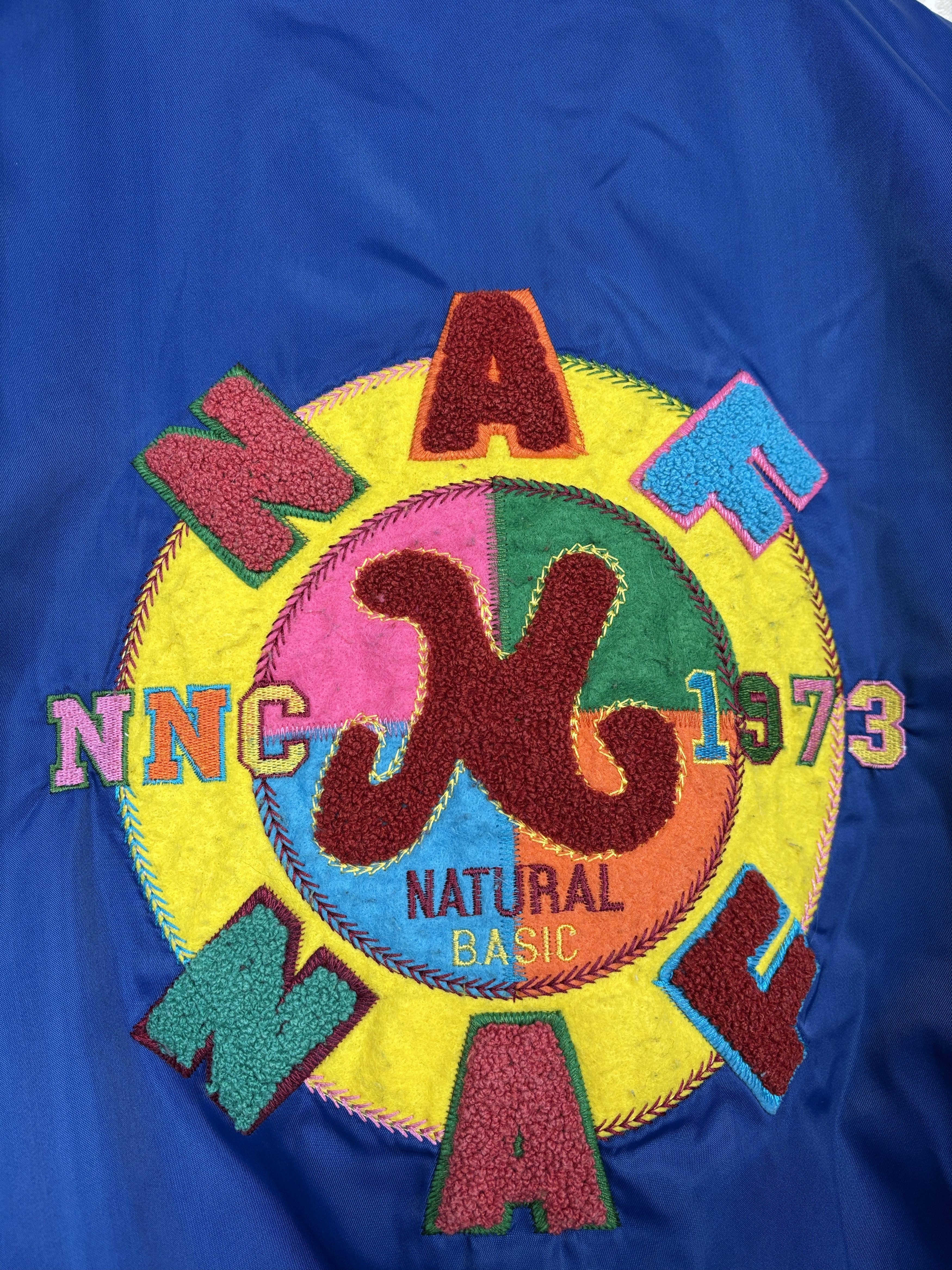 Vintage 90's NAF NAF Vintage Bomber Jacket Size fits to 2XL / 3XL Size US XXL / EU 58 / 5 - 20 Thumbnail