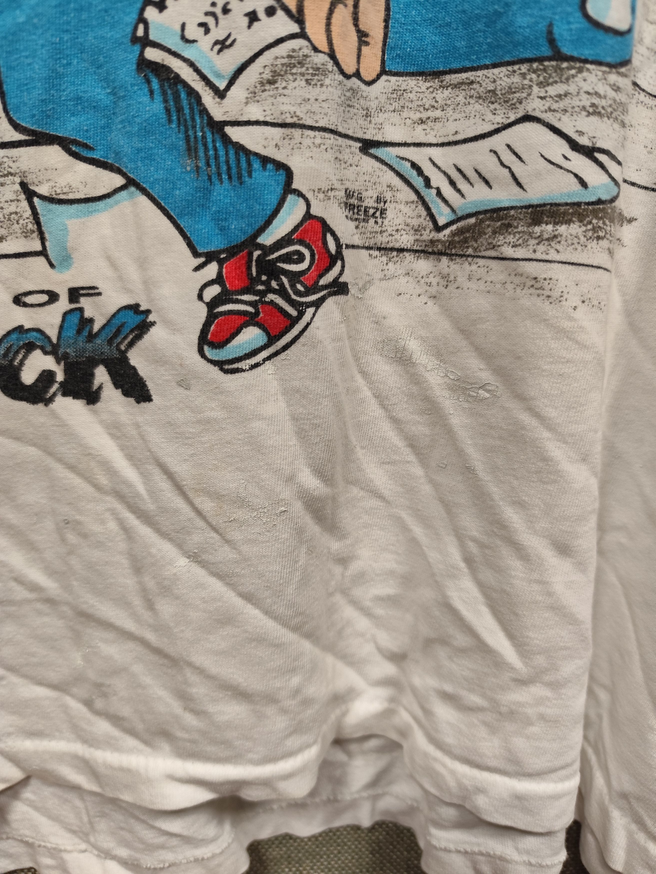 Cartoon Network Vintage 90s t shirt i am so confused state of shock Size US XL / EU 56 / 4 - 9 Thumbnail