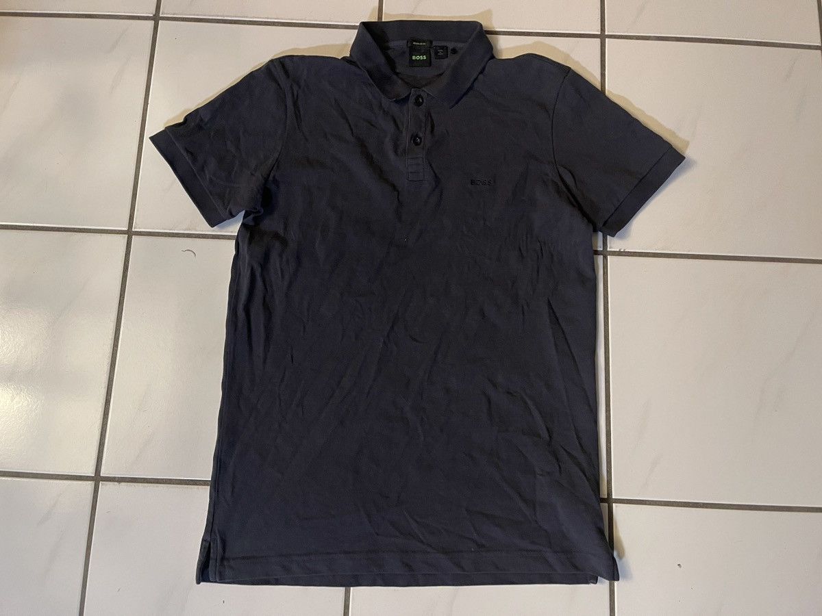 Hugo Boss Hugo Boss Polo Shirt Men's Large Regular Fit Navy Blue Size US L / EU 52-54 / 3 - 1 Thumbnail