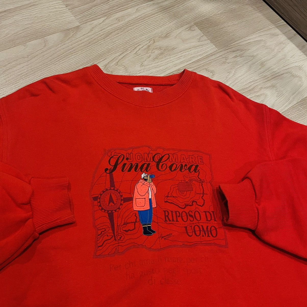 Vintage Vintage Lupo De Mare Boxy Fit Sweatshirt… Size US M / EU 48-50 / 2 - 1 Thumbnail
