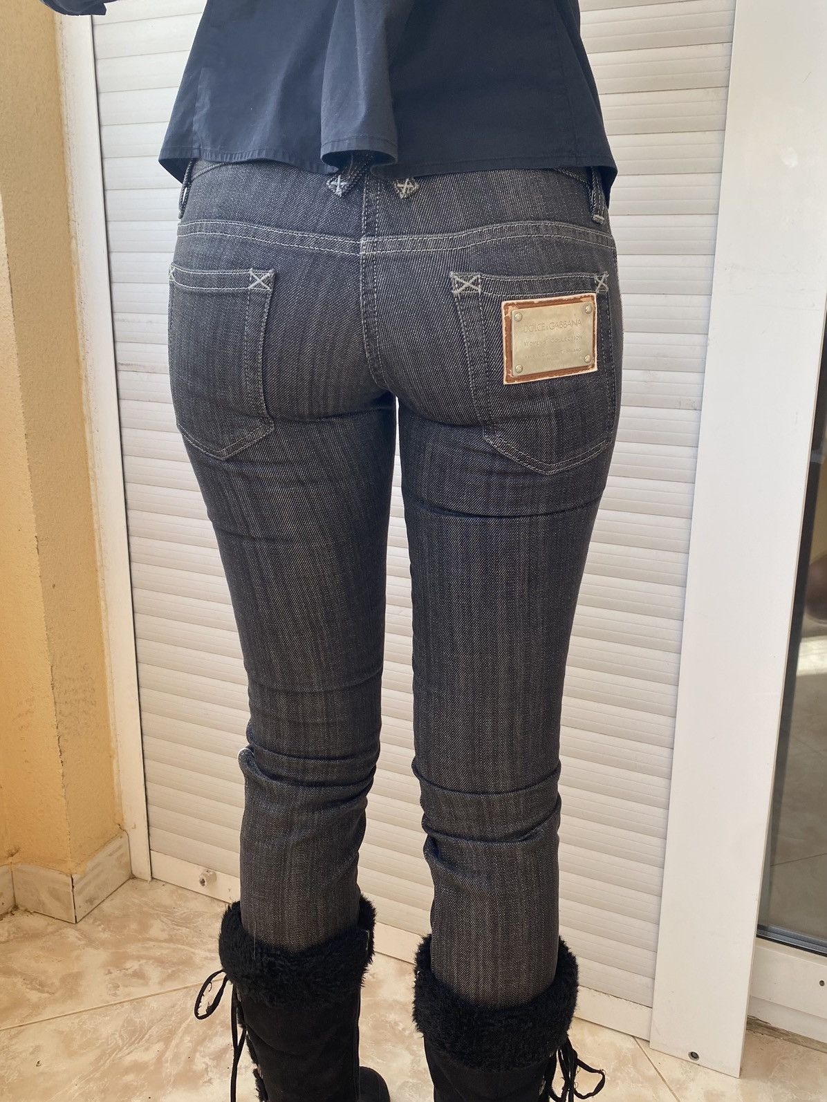パンツ 00s DOLCE&GABBANA lowrise denim archive Dolce & Gabbana Archive Low Rise Skinny Jeans Made in Italy