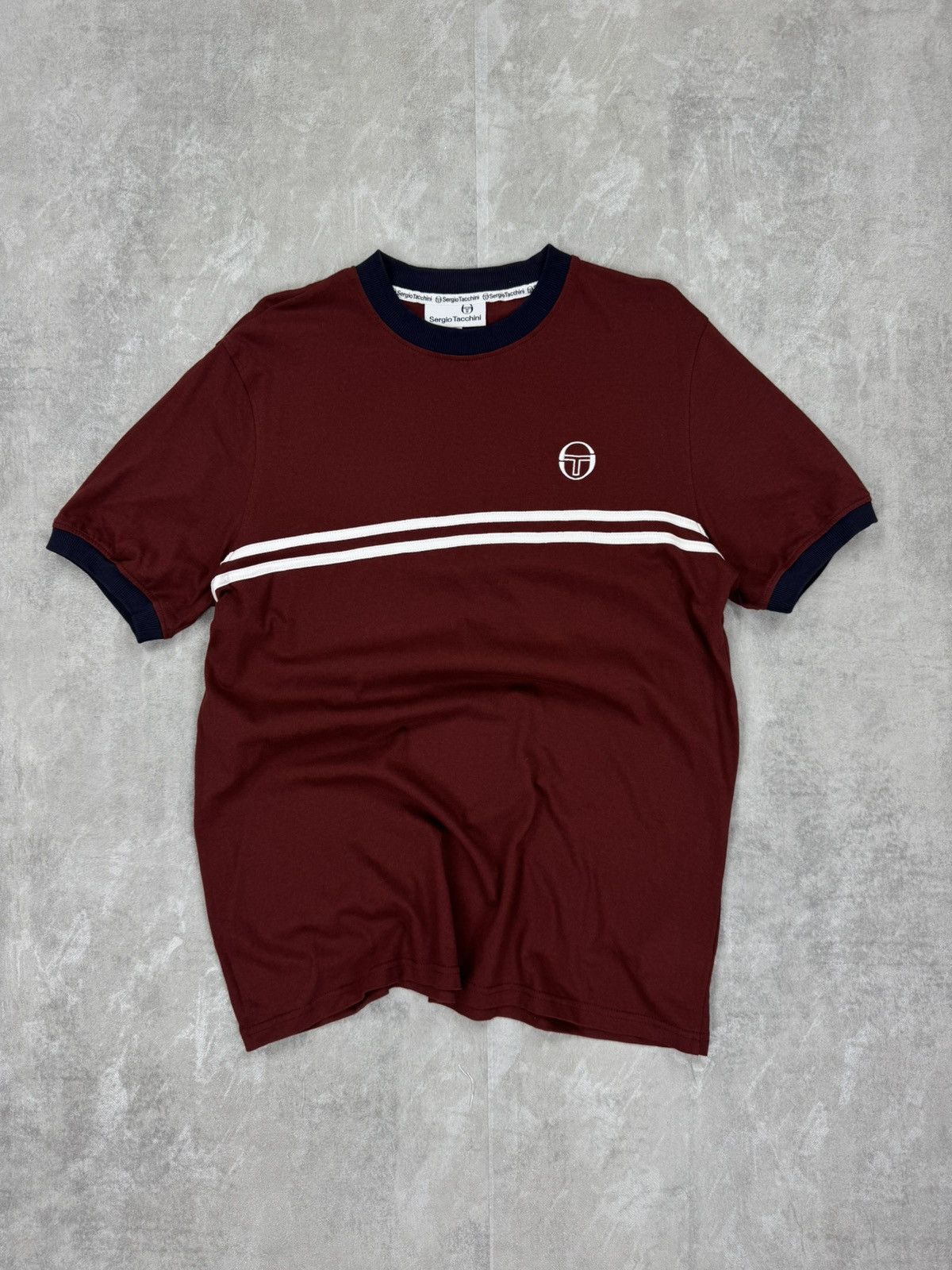 Sergio Tacchini Sergio Tachini Tennis T-shirt Mens Size M-L Size US M / EU 48-50 / 2 - 1 Thumbnail