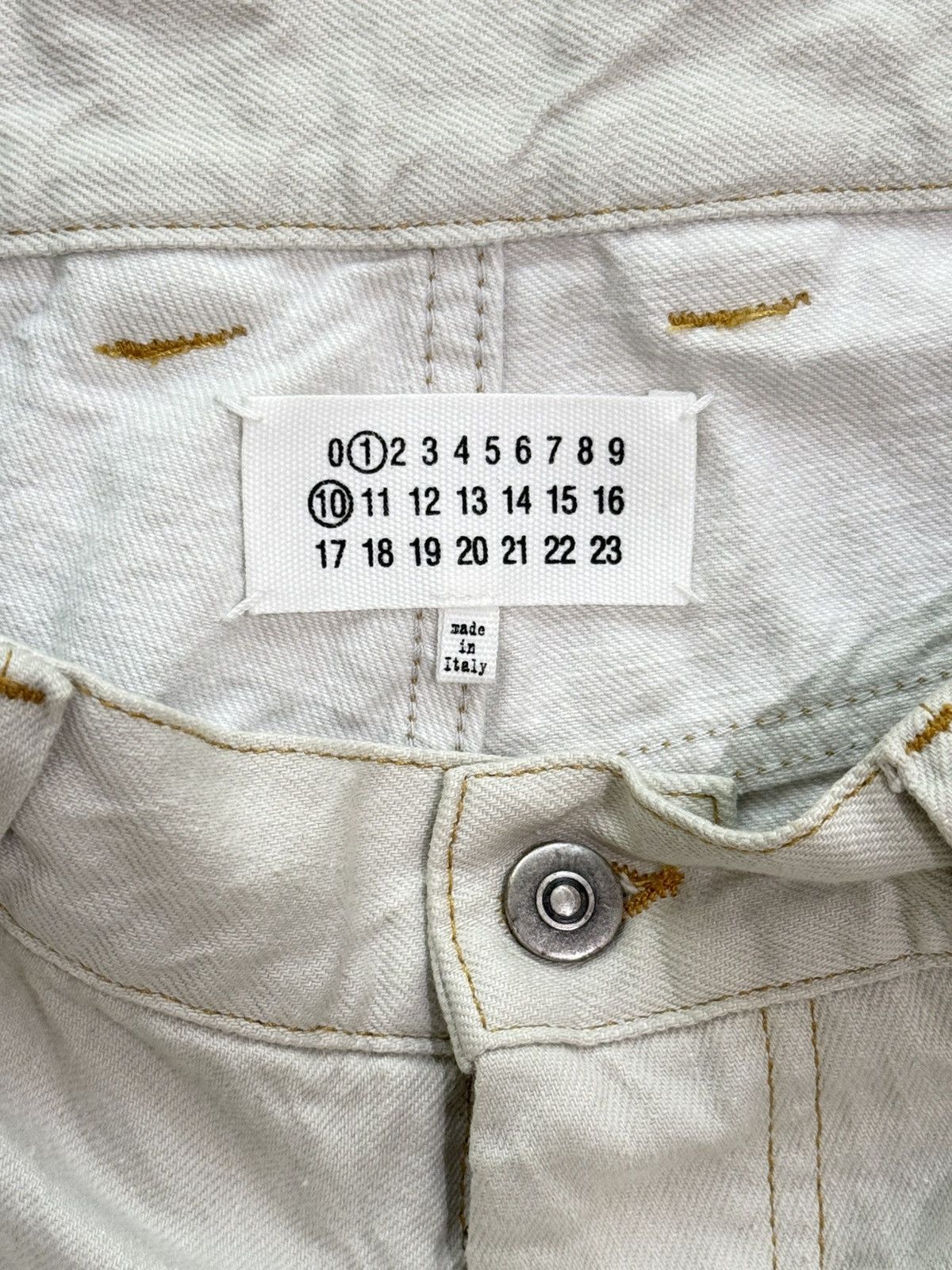 Maison Margiela Maison Margiela White Jeans Size US 30 / EU 46 - 3 Thumbnail