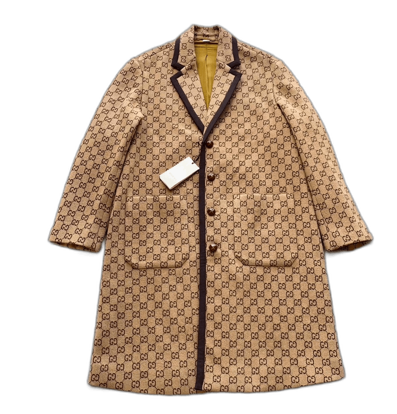 Gucci Gucci GG Print Button Coat for Men-yf Size US L / EU 52-54 / 3 - 1 Thumbnail