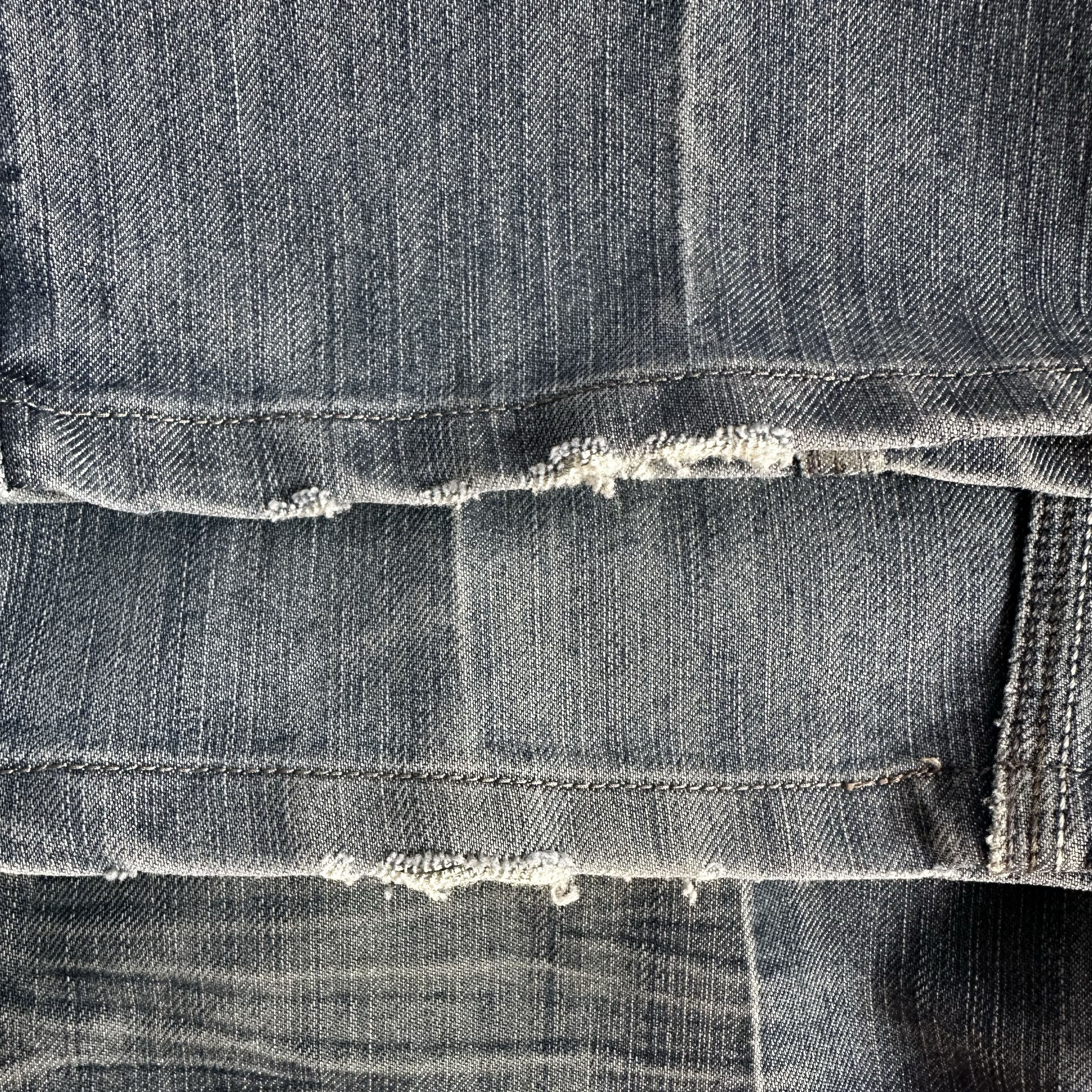 Levi's × Levi's Vintage Clothing Levis 514 straight jeans cropped distressed denim Size US 33 - 8 Thumbnail
