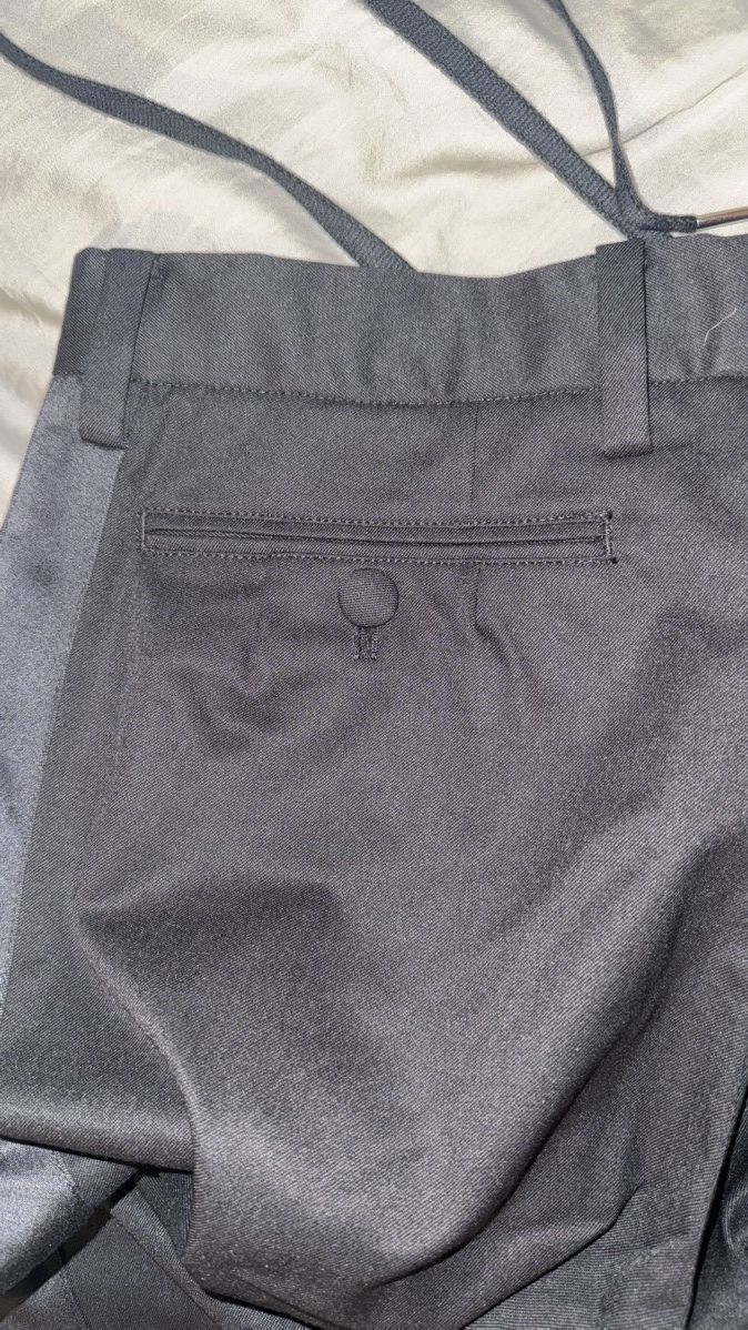 Takahiromiyashita The Soloist. Wool Poly Strap Formal Trousers Size US 32 / EU 48 - 5 Thumbnail