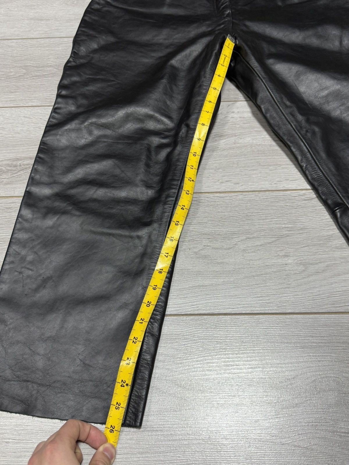 Belstaff Belstaff leather biker pants 37 waist size Size US 37 - 7 Thumbnail