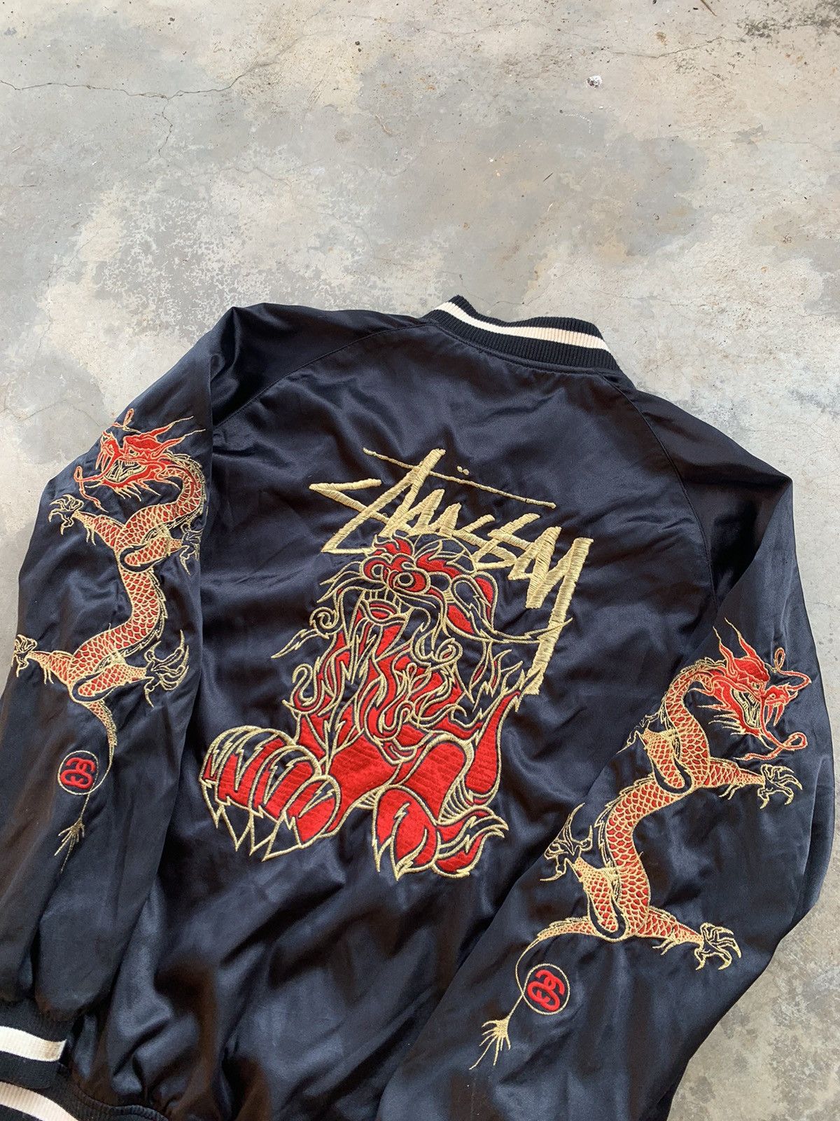 ジャケット・アウター STUSSY 07AW LEO DRAGON Souvenir Jacket STUSSY(ステューシー) / 07AW/×LEO/DRAGON SOUVENIR JACKET