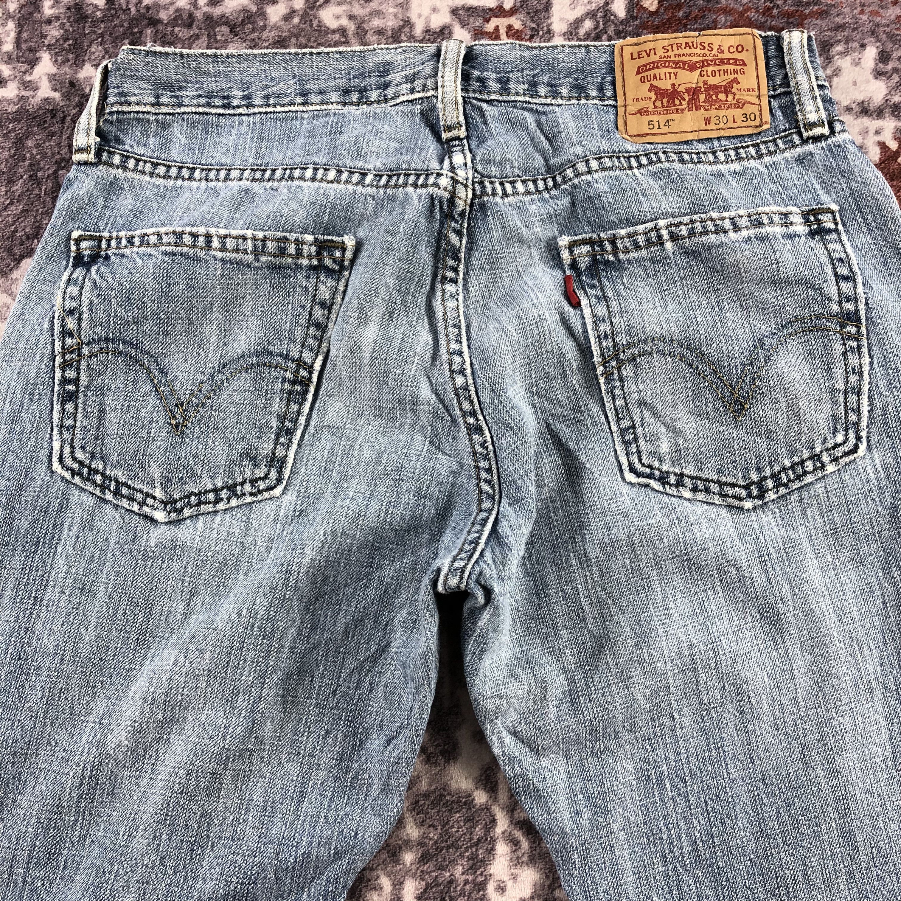 Levi's × Vintage Vintage Blue Wash Levis 514 Jeans-JM3077 Size US 30 / EU 46 - 4 Thumbnail