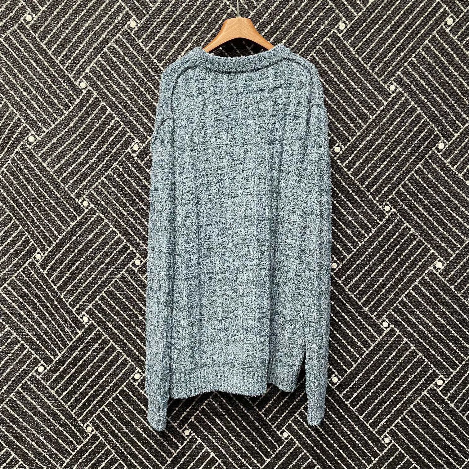 Maison Margiela Maison Margiela Mist Blue Sweater M 98 New Size US M / EU 48-50 / 2 - 2 Thumbnail
