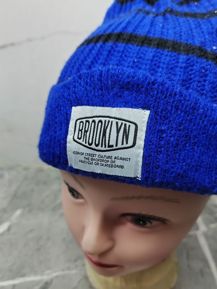 Vintage Vintage Brooklyn Beanie Hat Size ONE SIZE - 3 Thumbnail