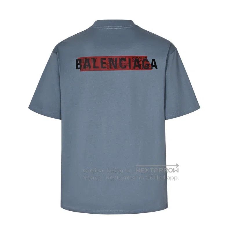 Balenciaga Balenciaga Men's Tape Short Sleeve T-Shirt Size US S / EU 44-46 / 1 - 2 Thumbnail