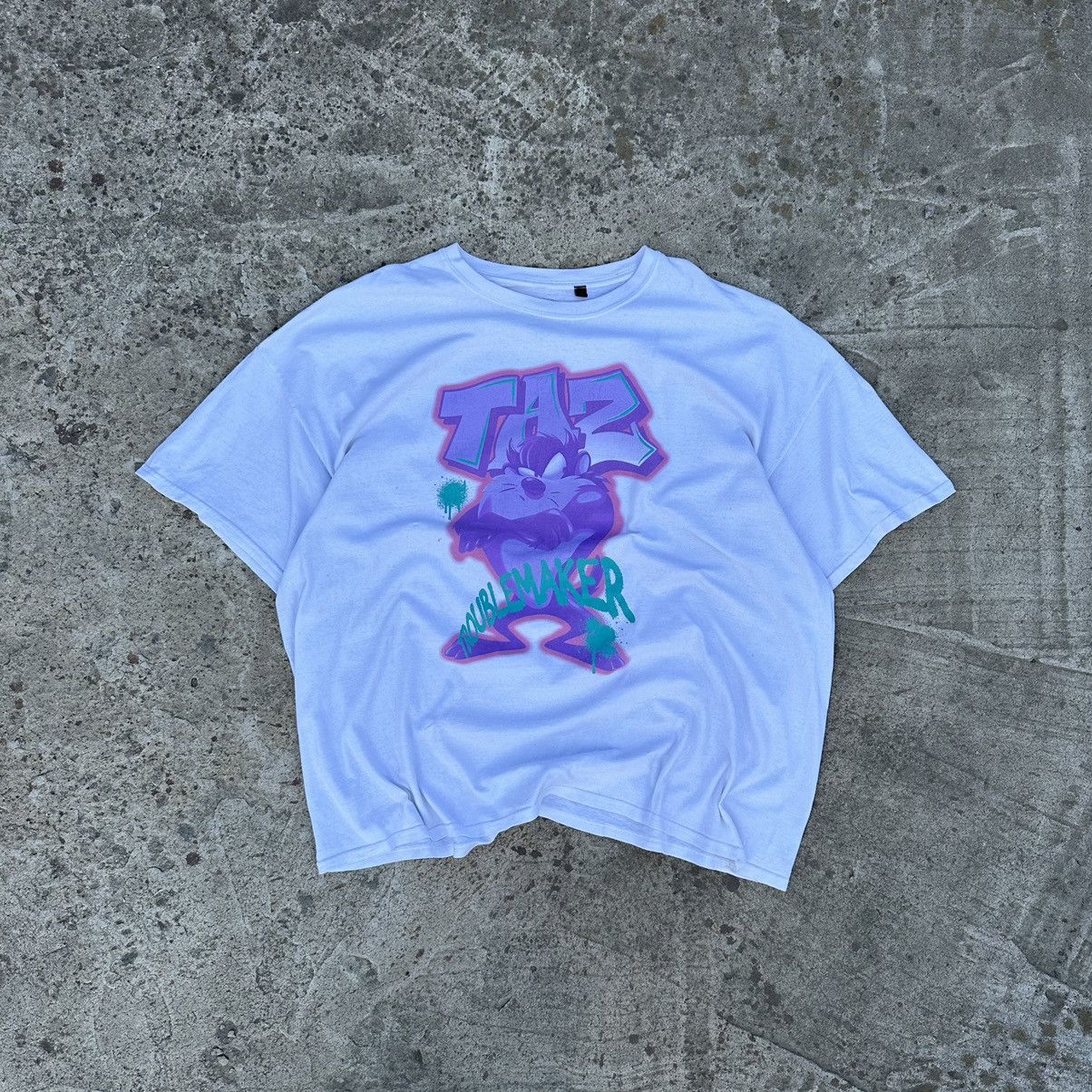 Vintage Vintage Looney Tunes T-shirts Big Logo Taz Y2K Cartoon Size US XXL / EU 58 / 5 - 1 Thumbnail